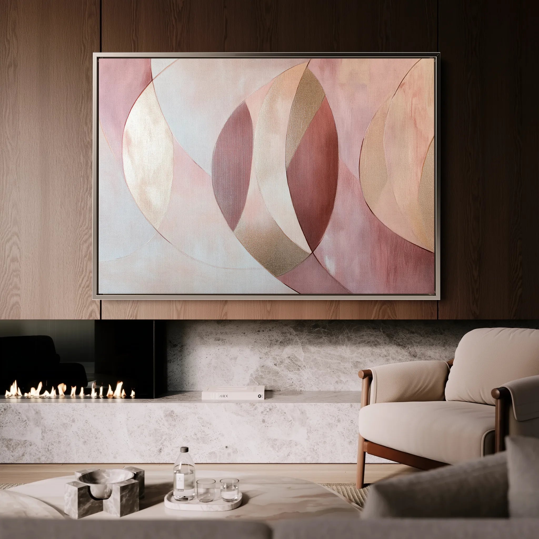 Boho 161 Canvas Art 60 x 40 cm / Black