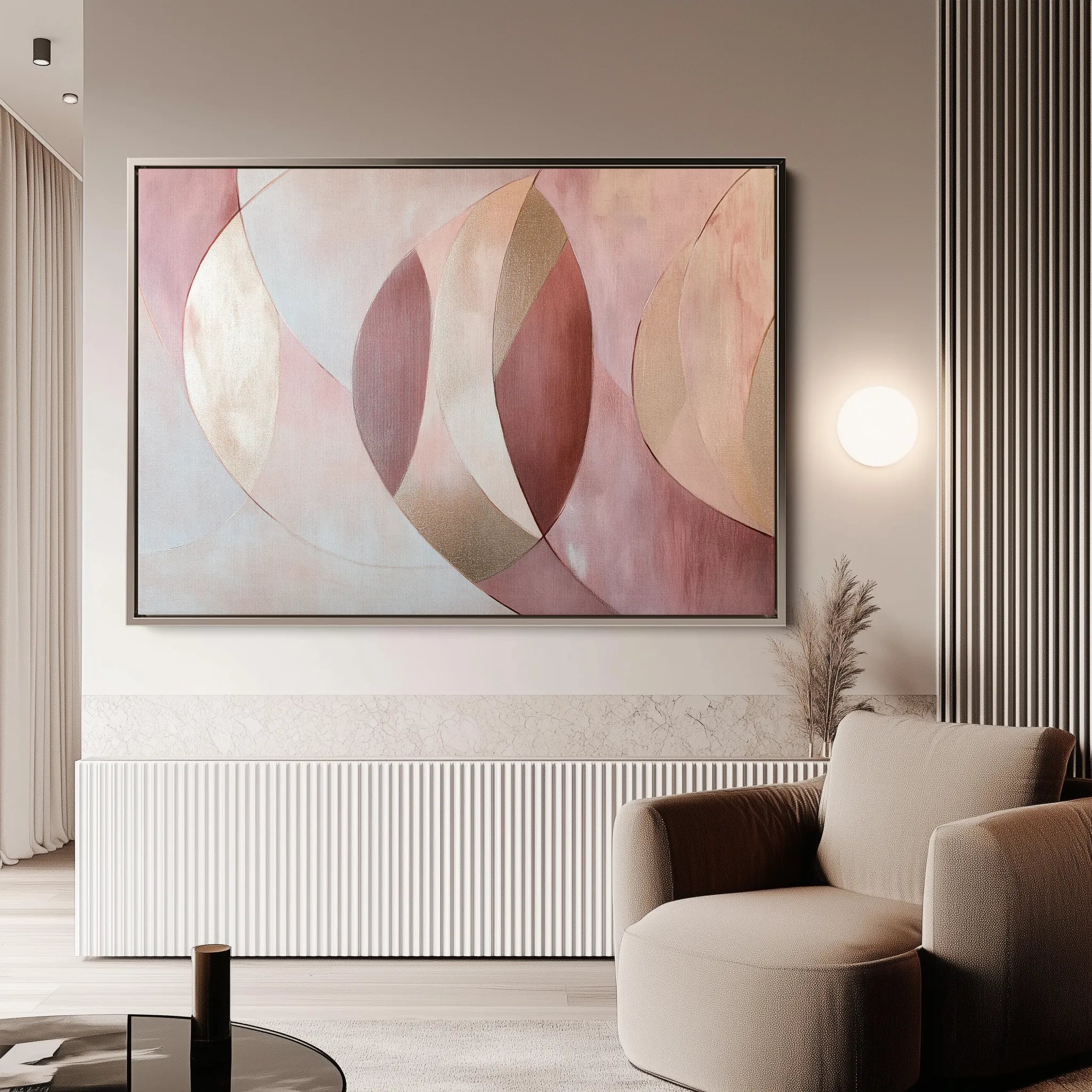 Boho 161 Canvas Art 60 x 40 cm / Black