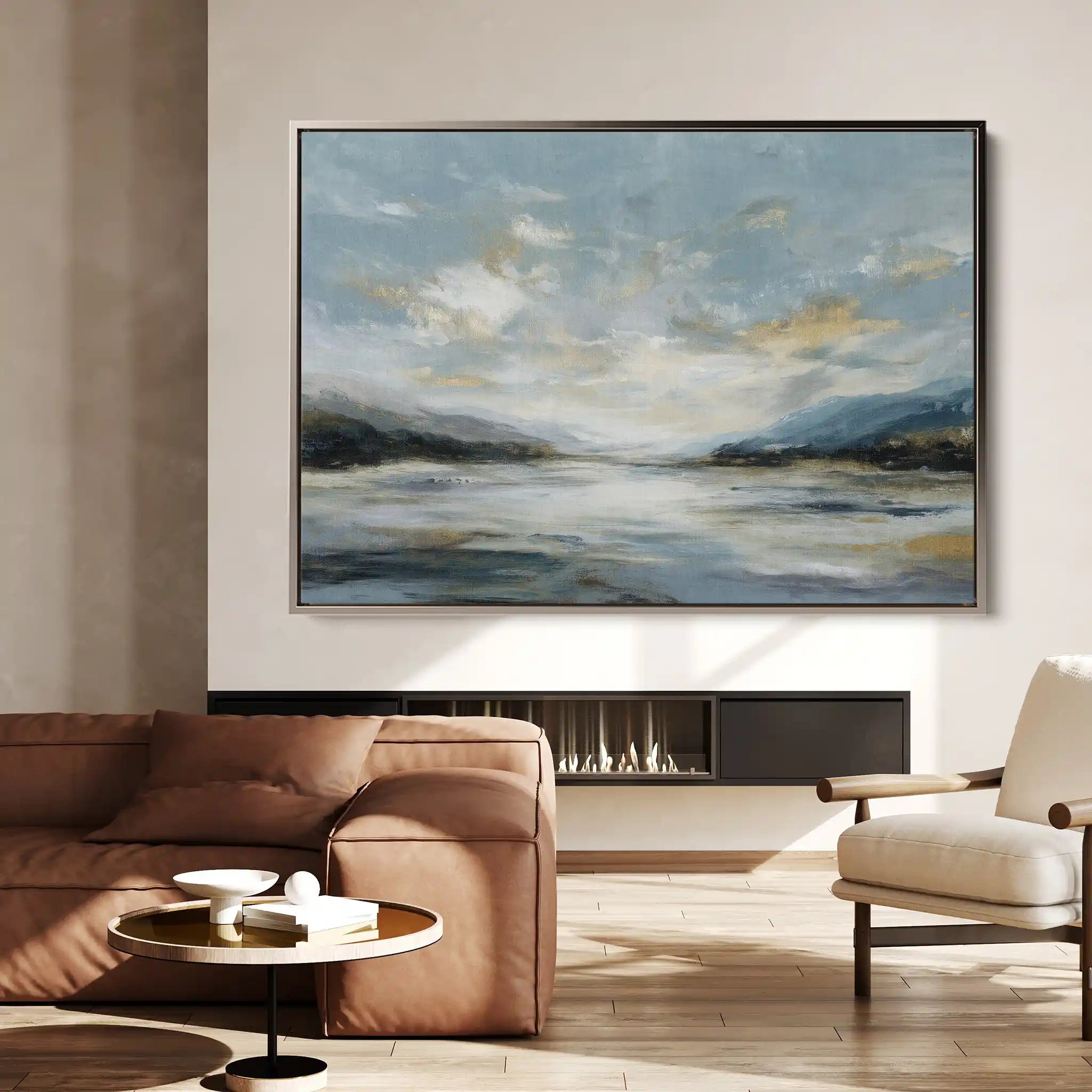 Abstract 1612 Canvas Art 60 x 40 cm / Black