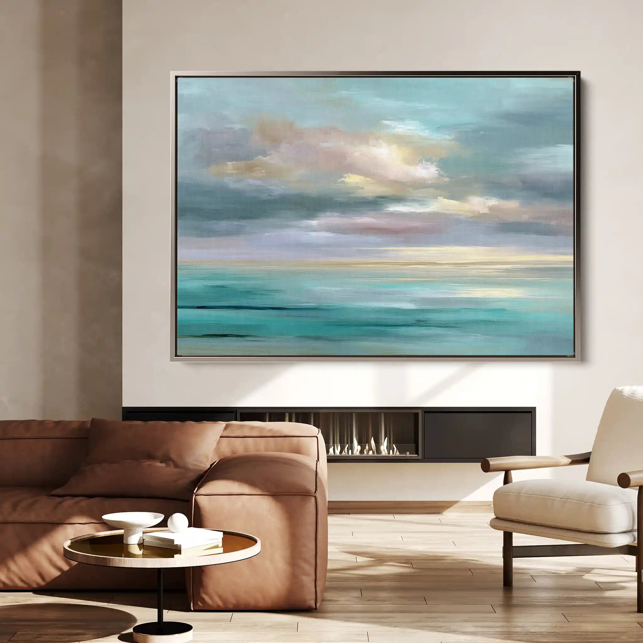 Abstract 1618 Canvas Art 60 x 40 cm / Black