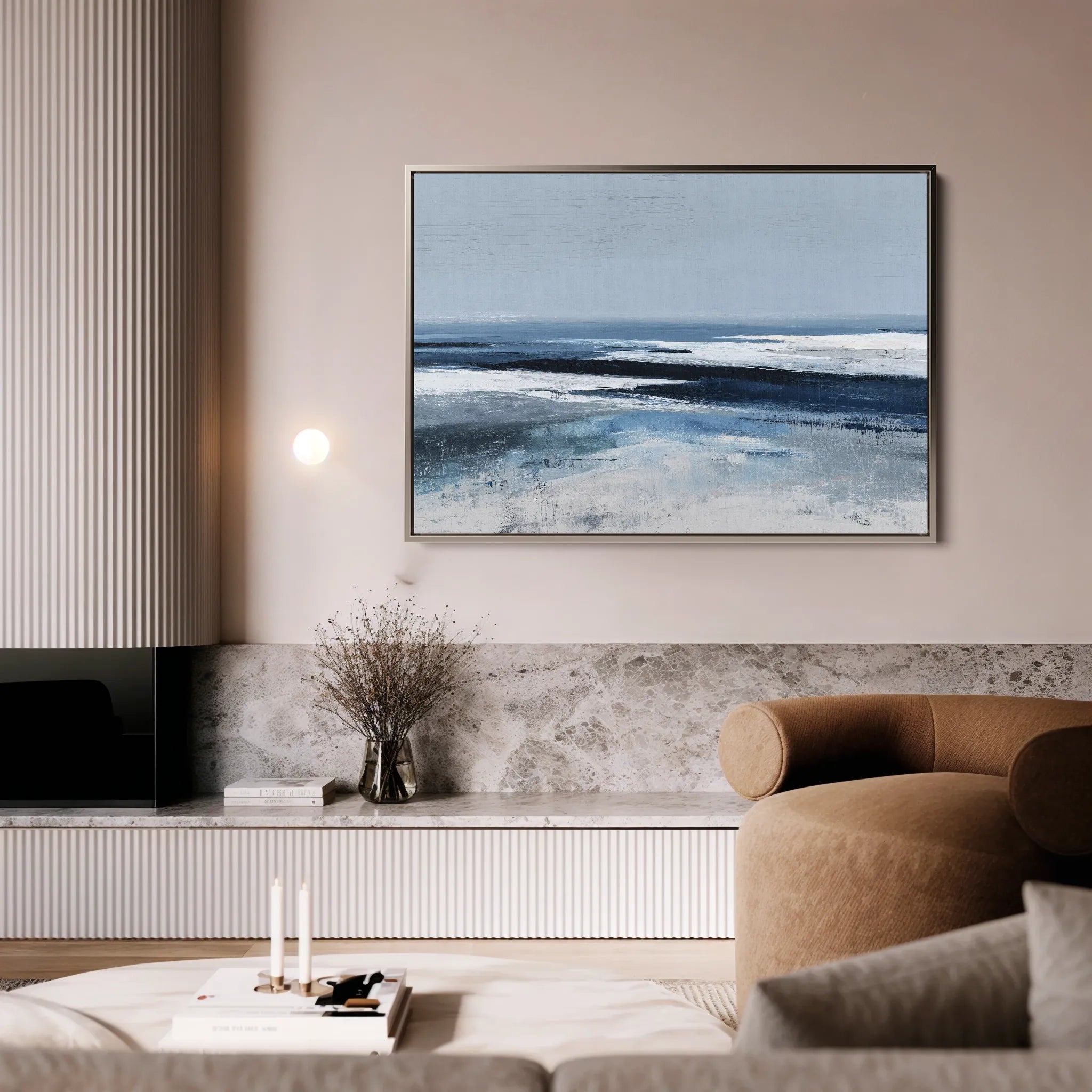 Abstract 1642 Canvas Art 60 x 40 cm / Black