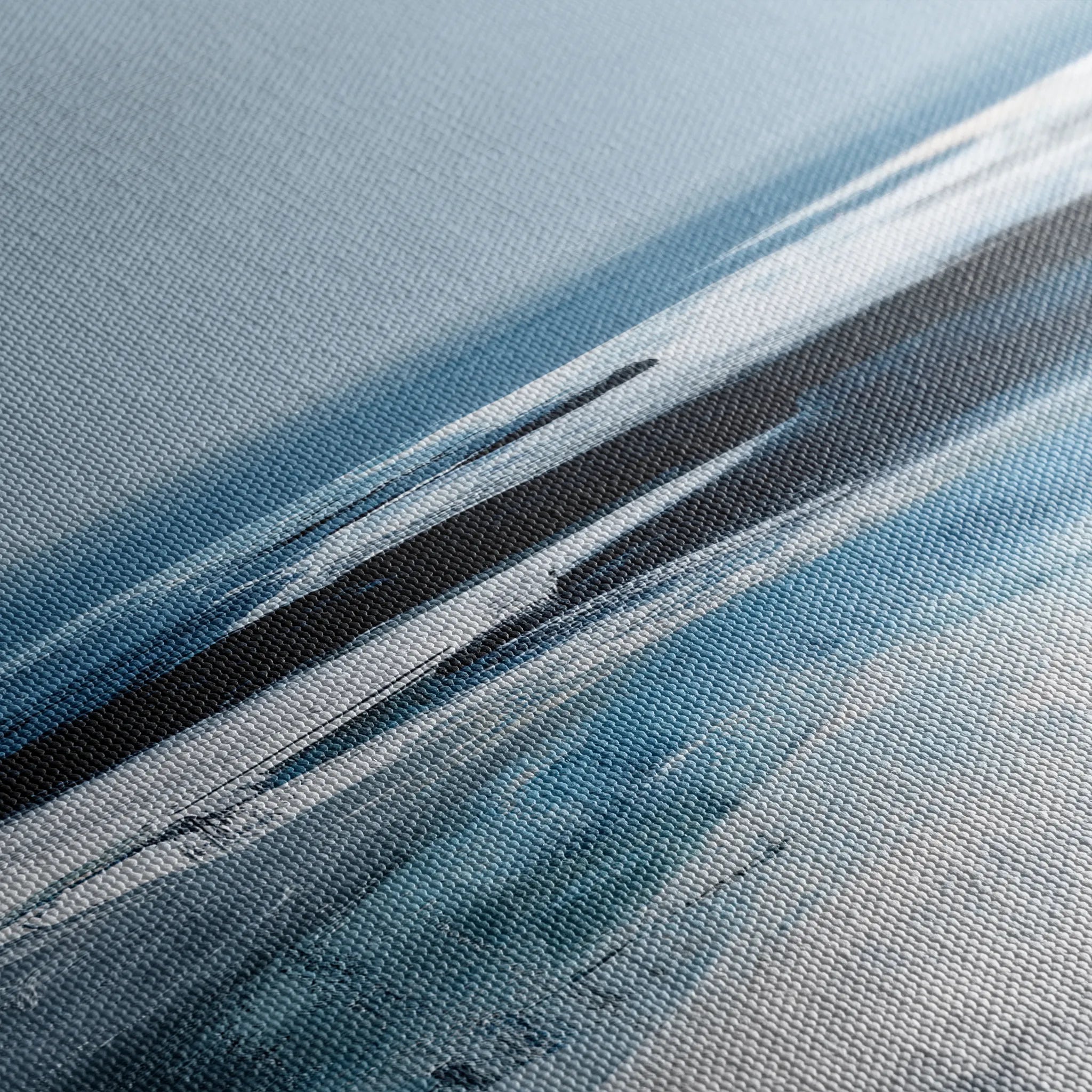 Abstract 1642 Canvas Art 60 x 40 cm / Black