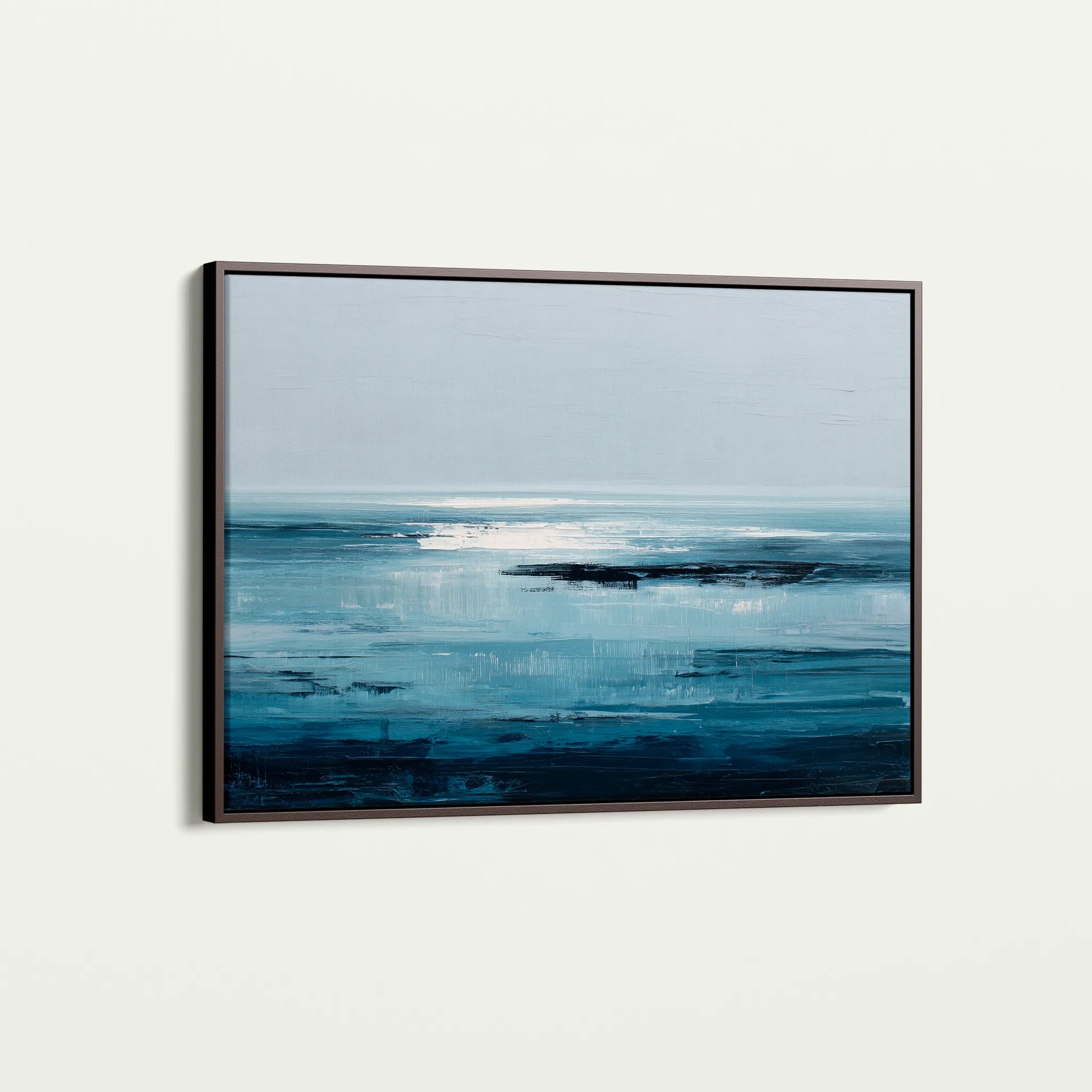 Abstract 1644 Canvas Art 60 x 40 cm / Black