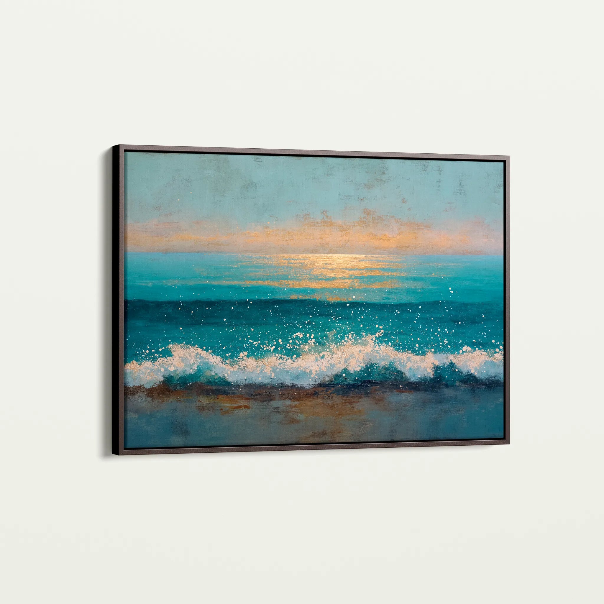 Abstract 1647 Canvas Art 60 x 40 cm / Black