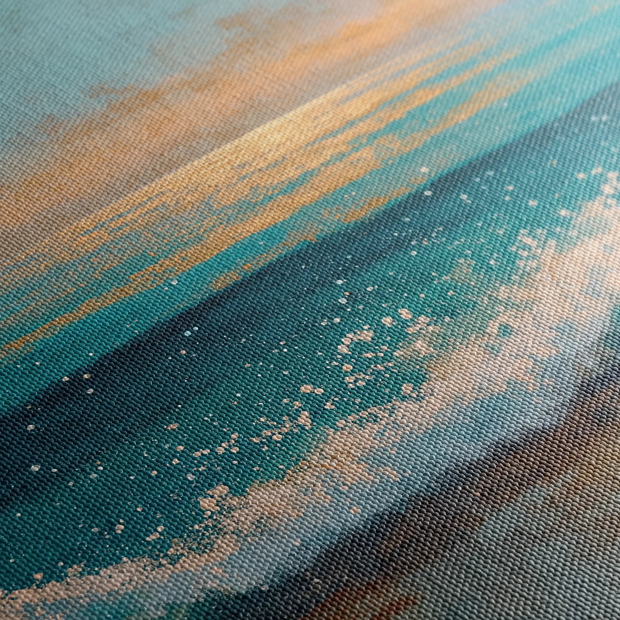 Abstract 1647 Canvas Art 60 x 40 cm / Black