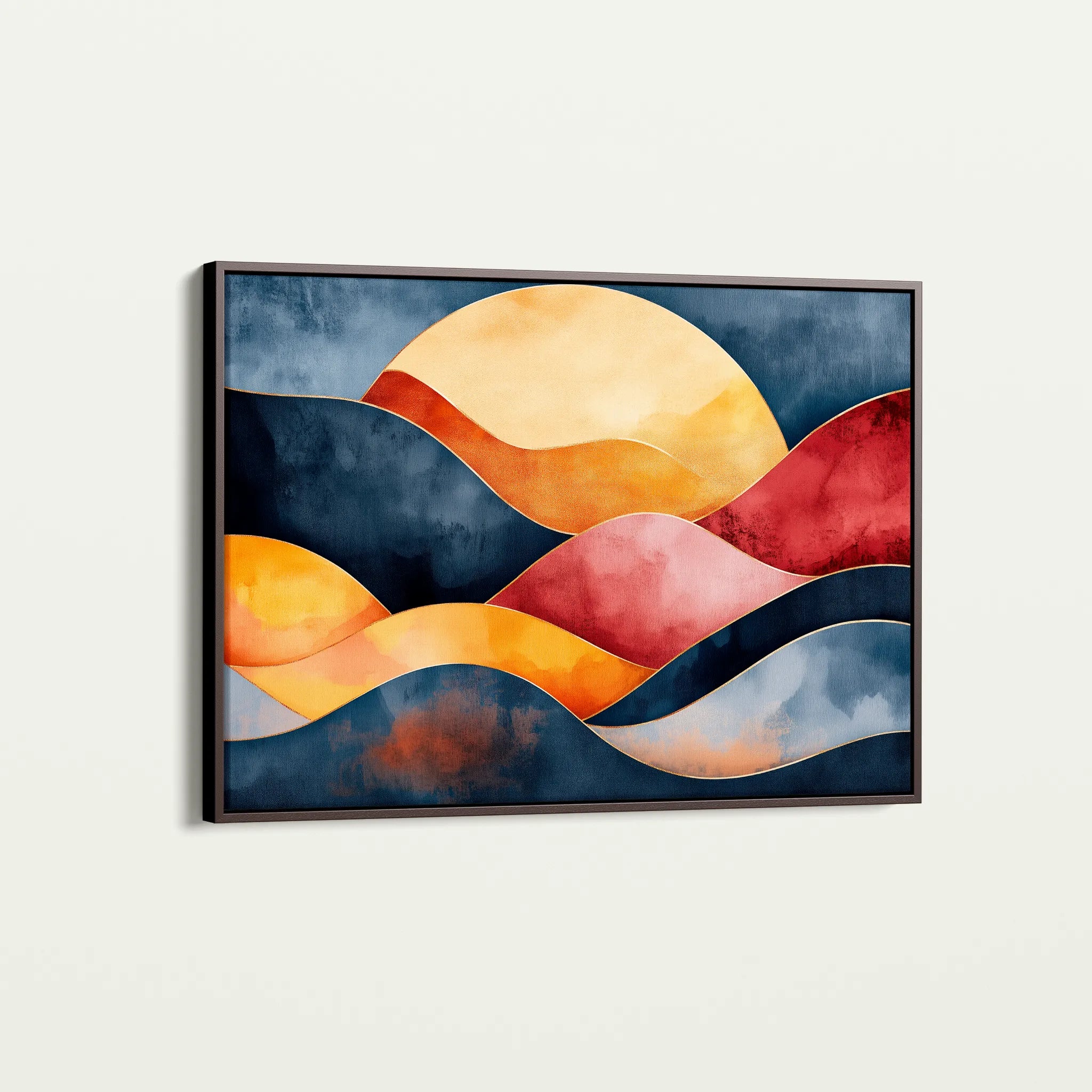 Boho 165 Canvas Art 60 x 40 cm / Black