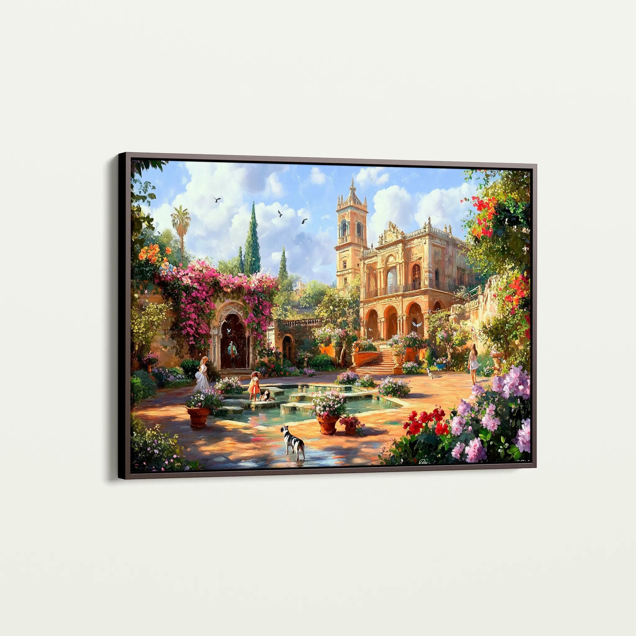 Landscape 165 Canvas Art 60 x 40 cm / Black