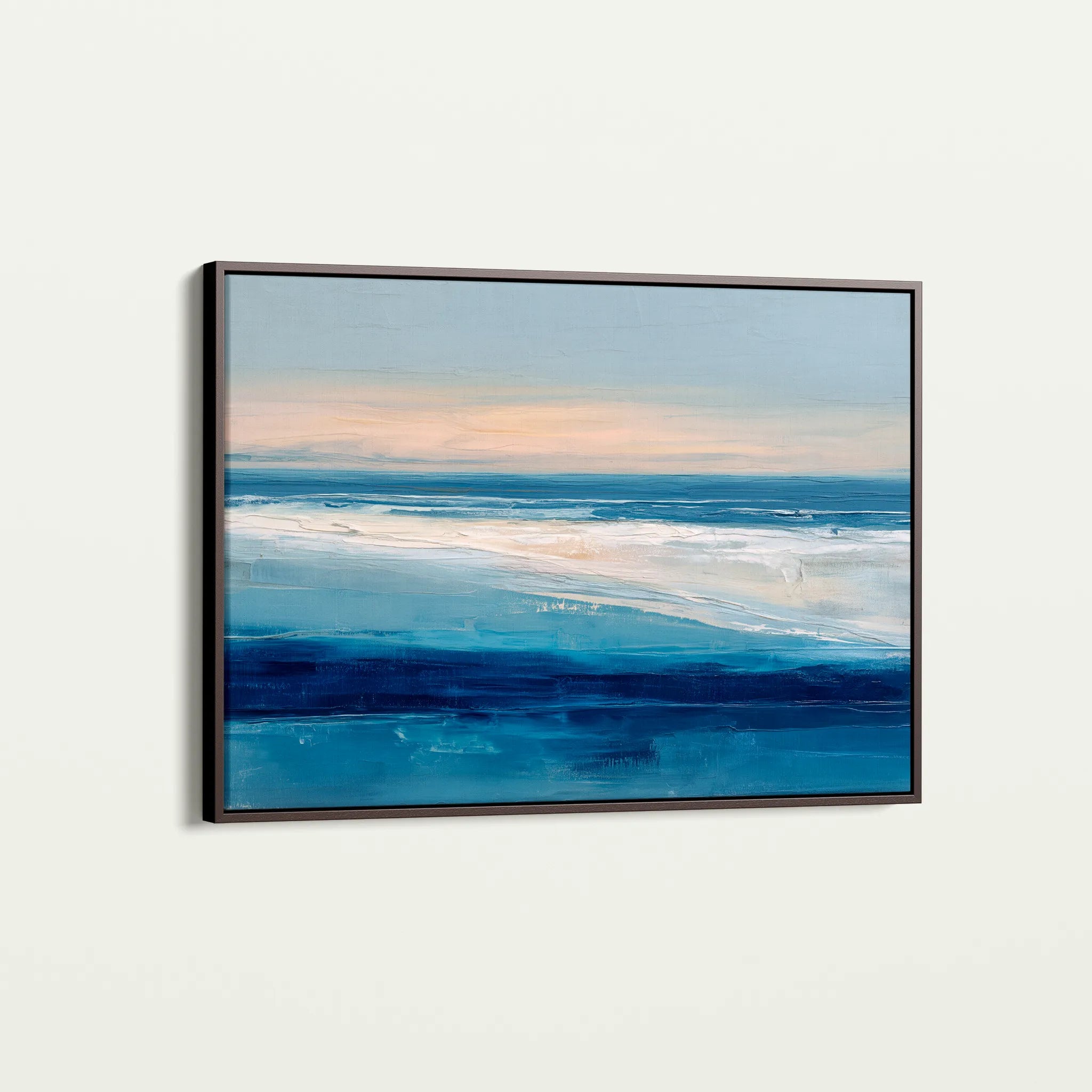Abstract 1653 Canvas Art 60 x 40 cm / Black