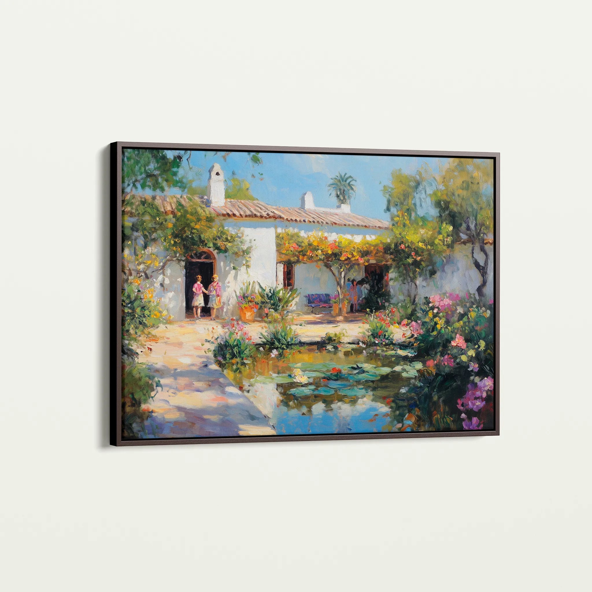 Landscape 166 Canvas Art 60 x 40 cm / Black