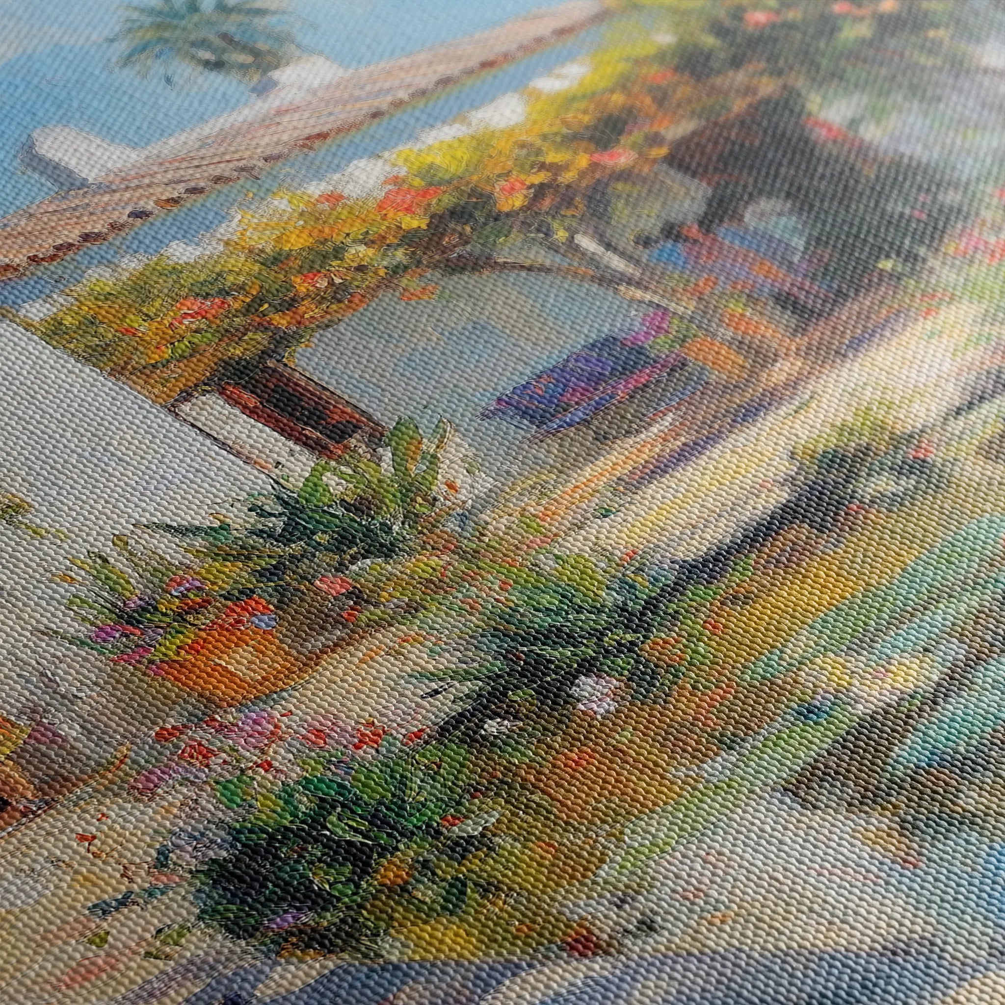 Landscape 166 Canvas Art 60 x 40 cm / Black