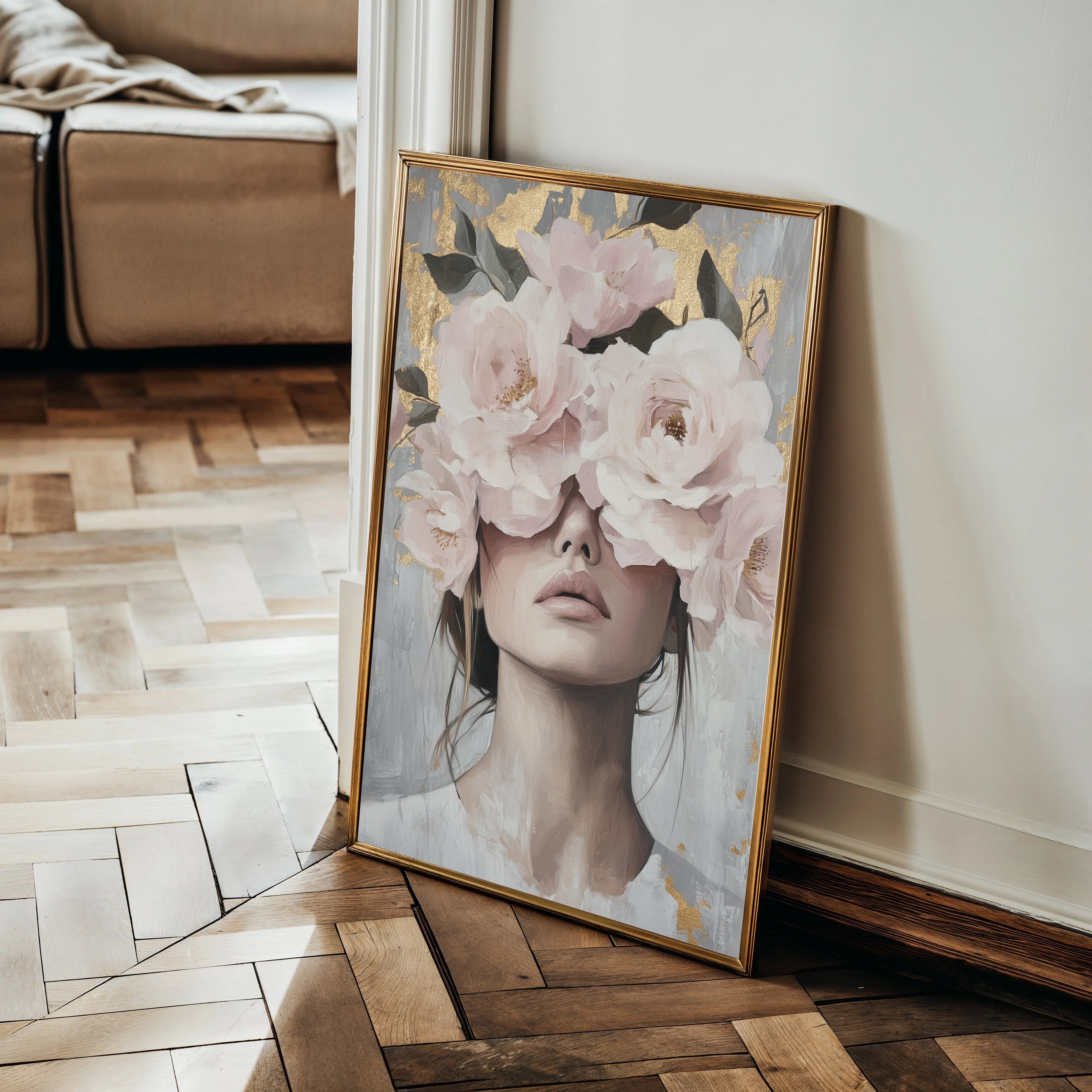 Portrait 166 Canvas Art 60 x 40 cm / Black
