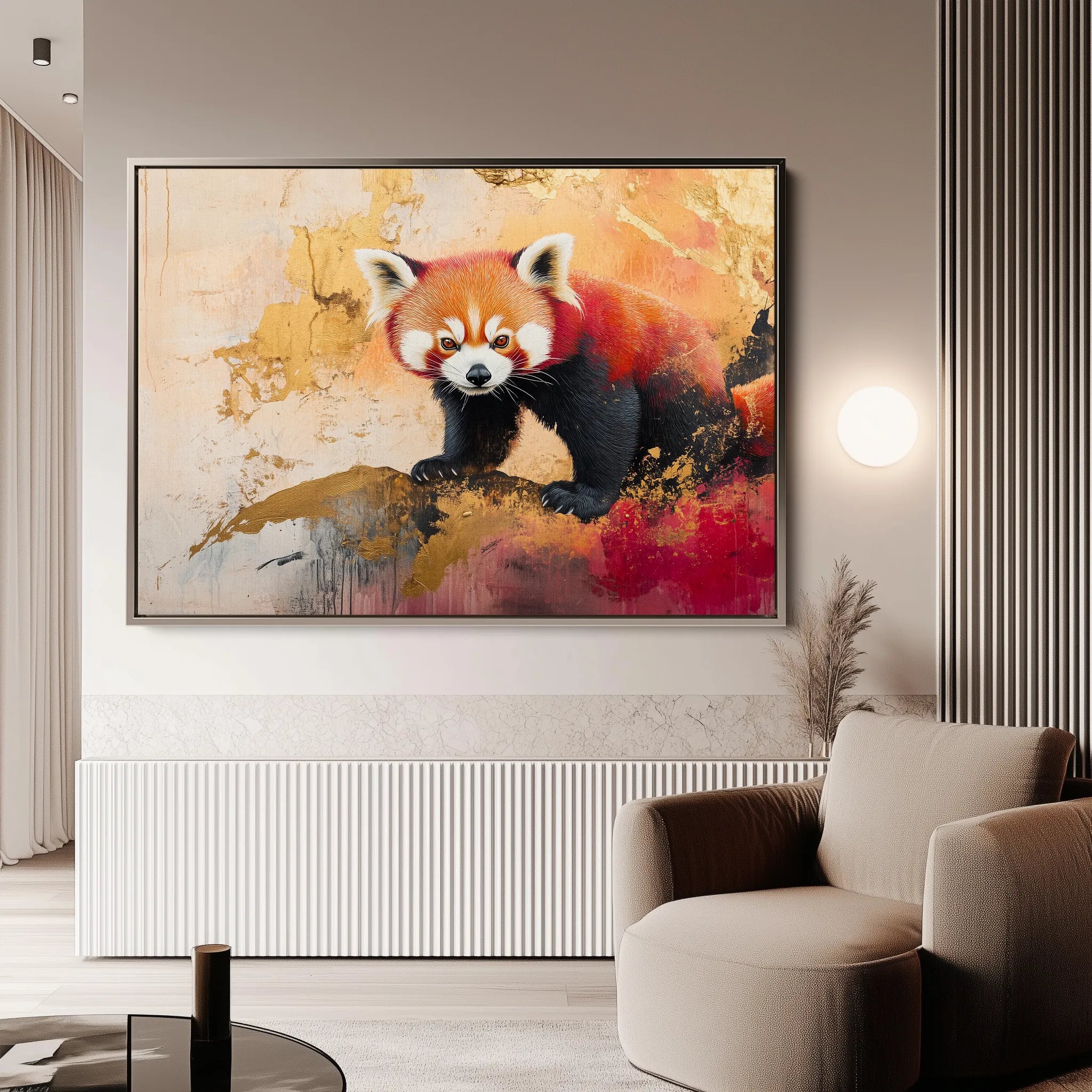 Animals 167 Canvas Art 60 x 40 cm / Black