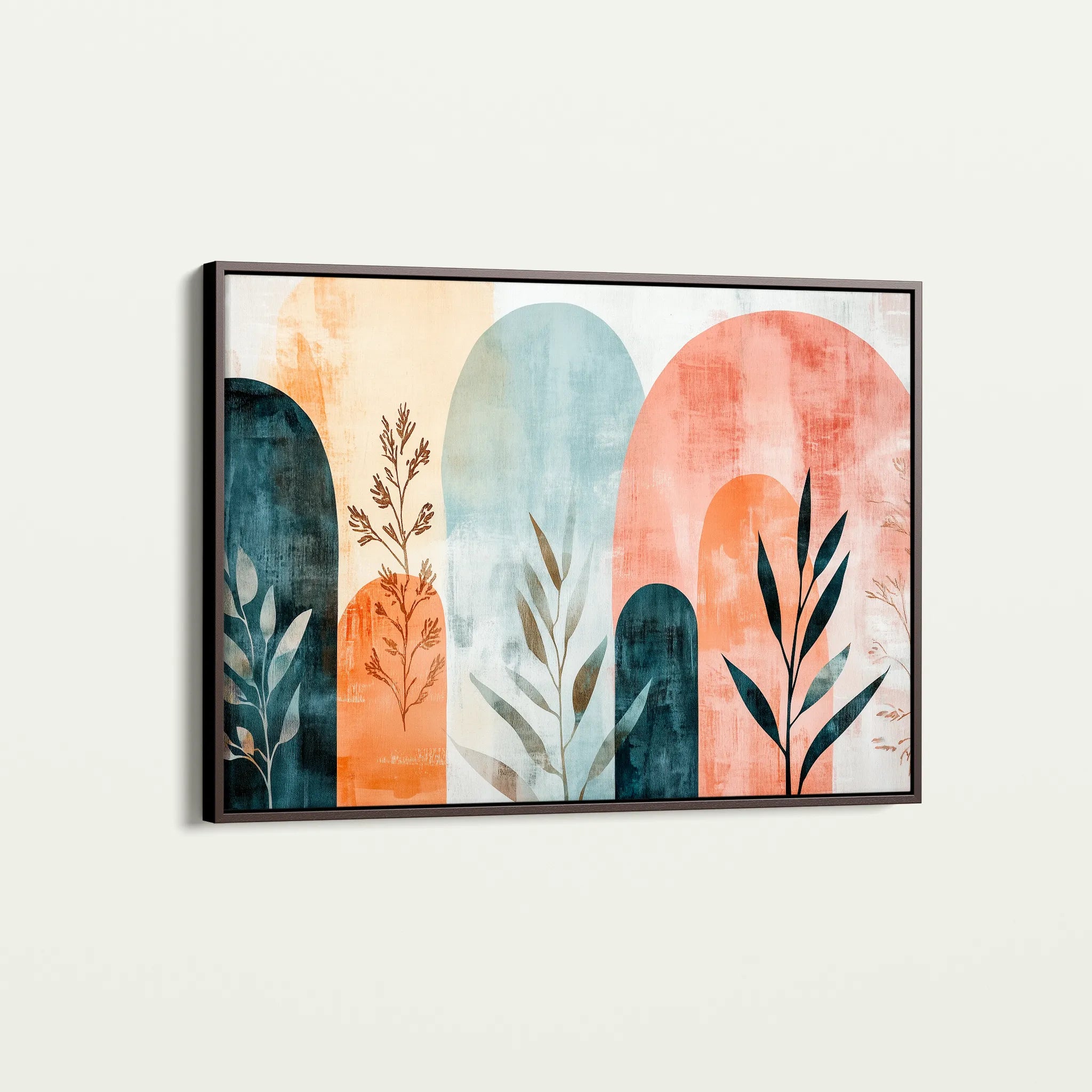 Boho 167 Canvas Art 60 x 40 cm / Black