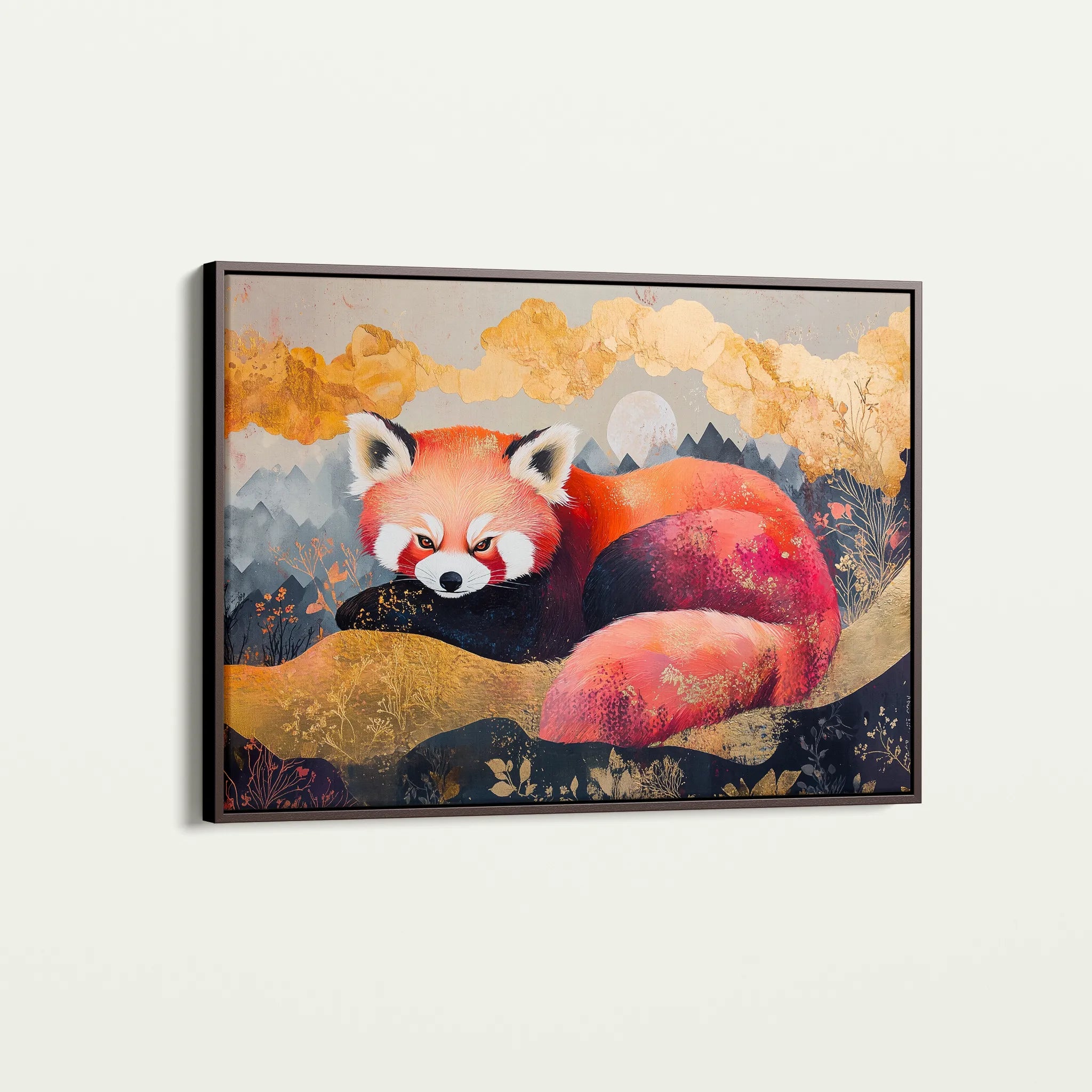 Animals 168 Canvas Art 60 x 40 cm / Black