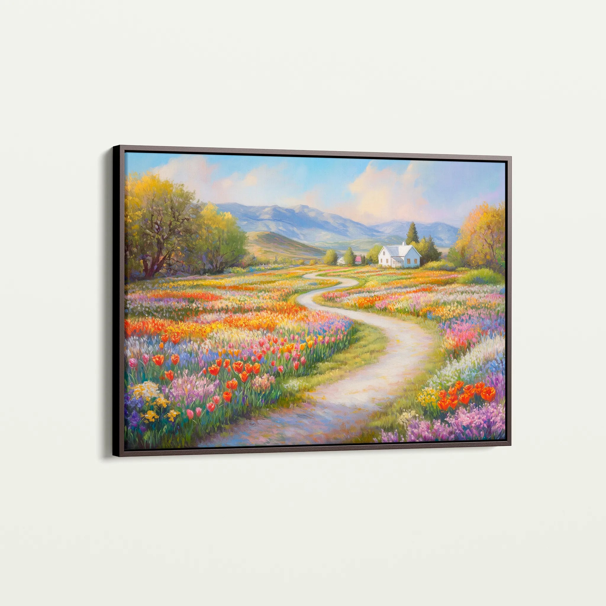 Landscape 169 Canvas Art 60 x 40 cm / Black