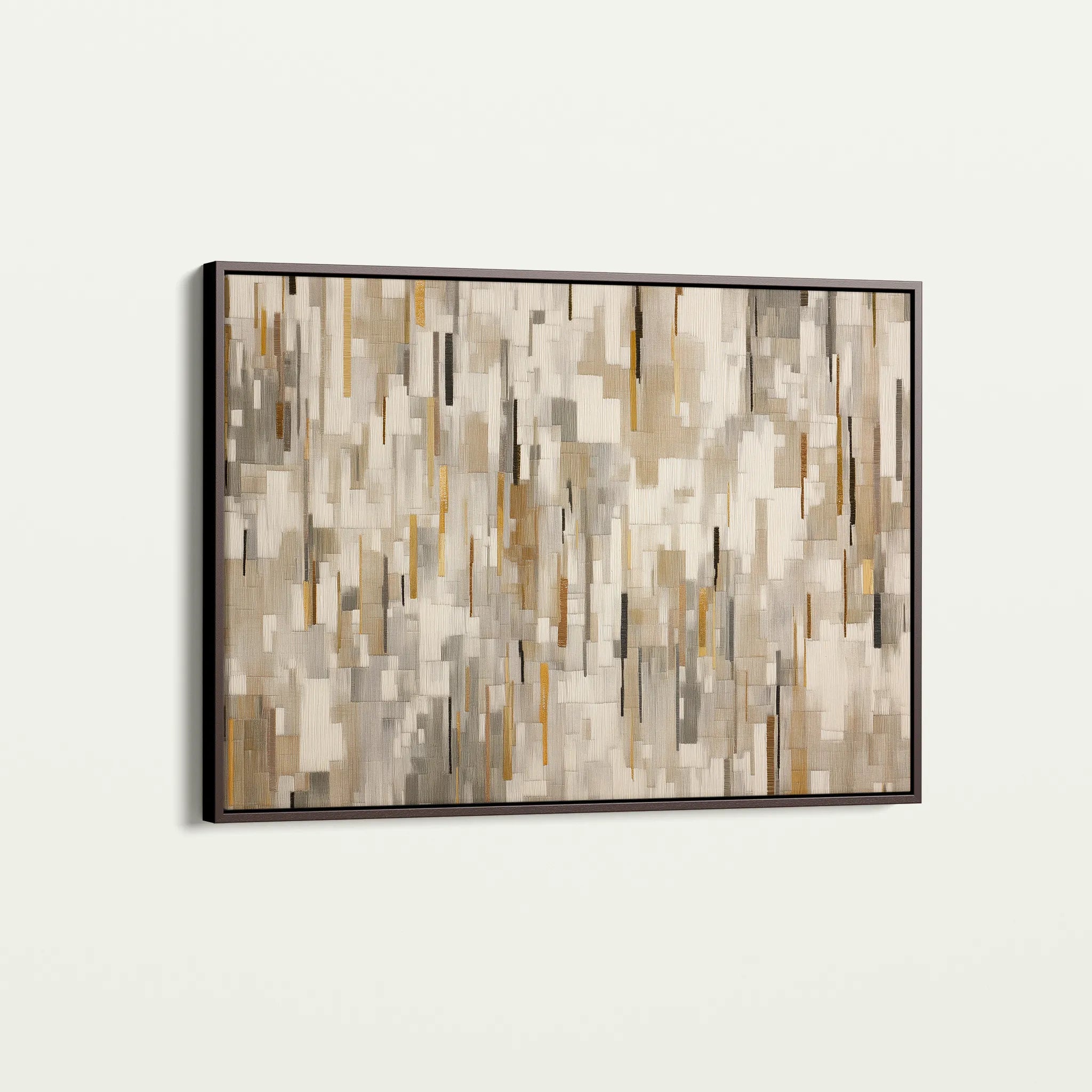 Abstract 1690 Canvas Art 60 x 40 cm / Black