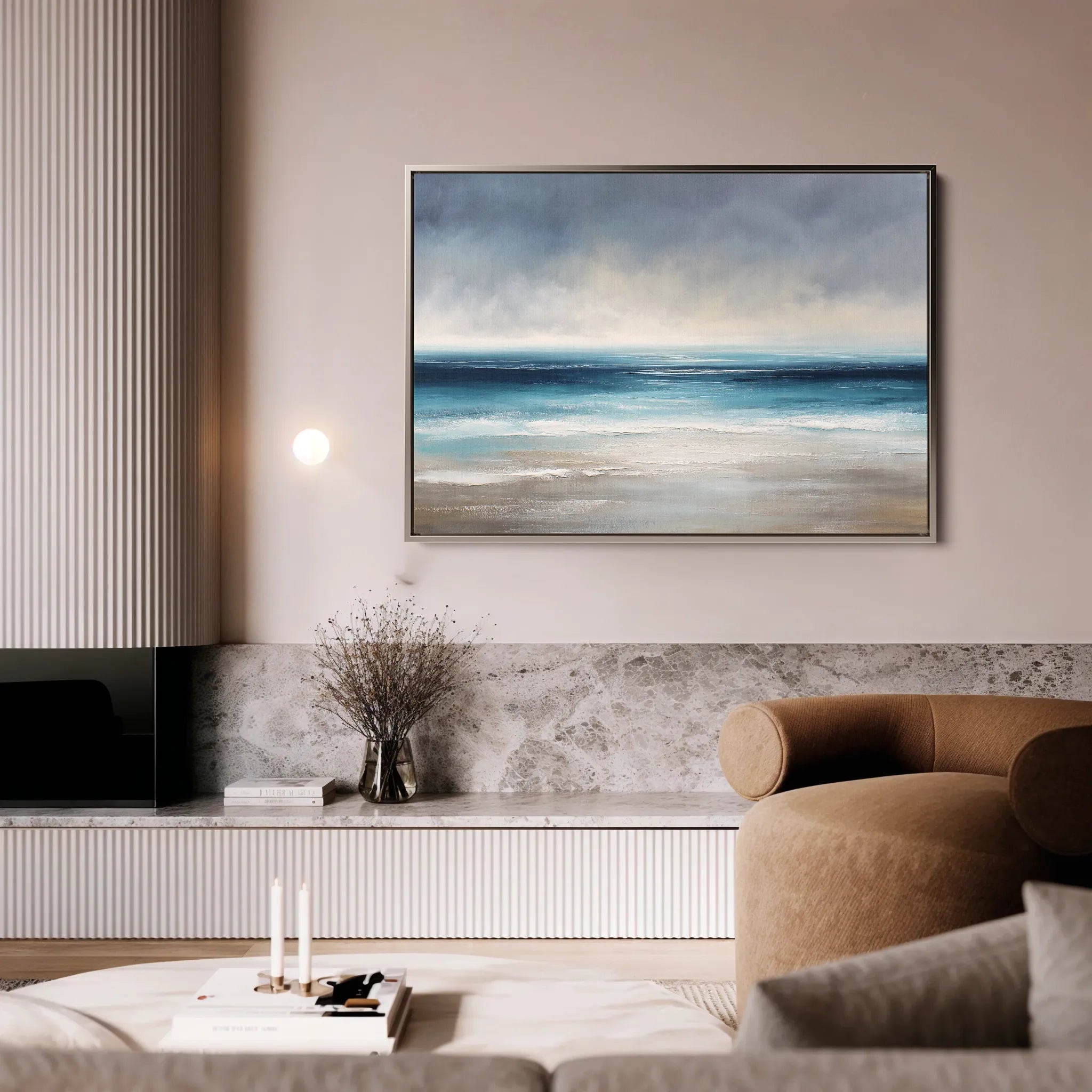 Abstract 1698 Canvas Art 60 x 40 cm / Black