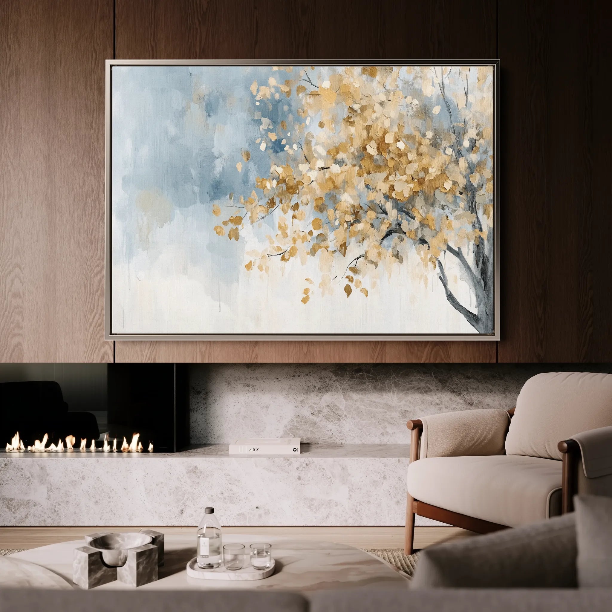 Landscape 171 Canvas Art 60 x 40 cm / Black