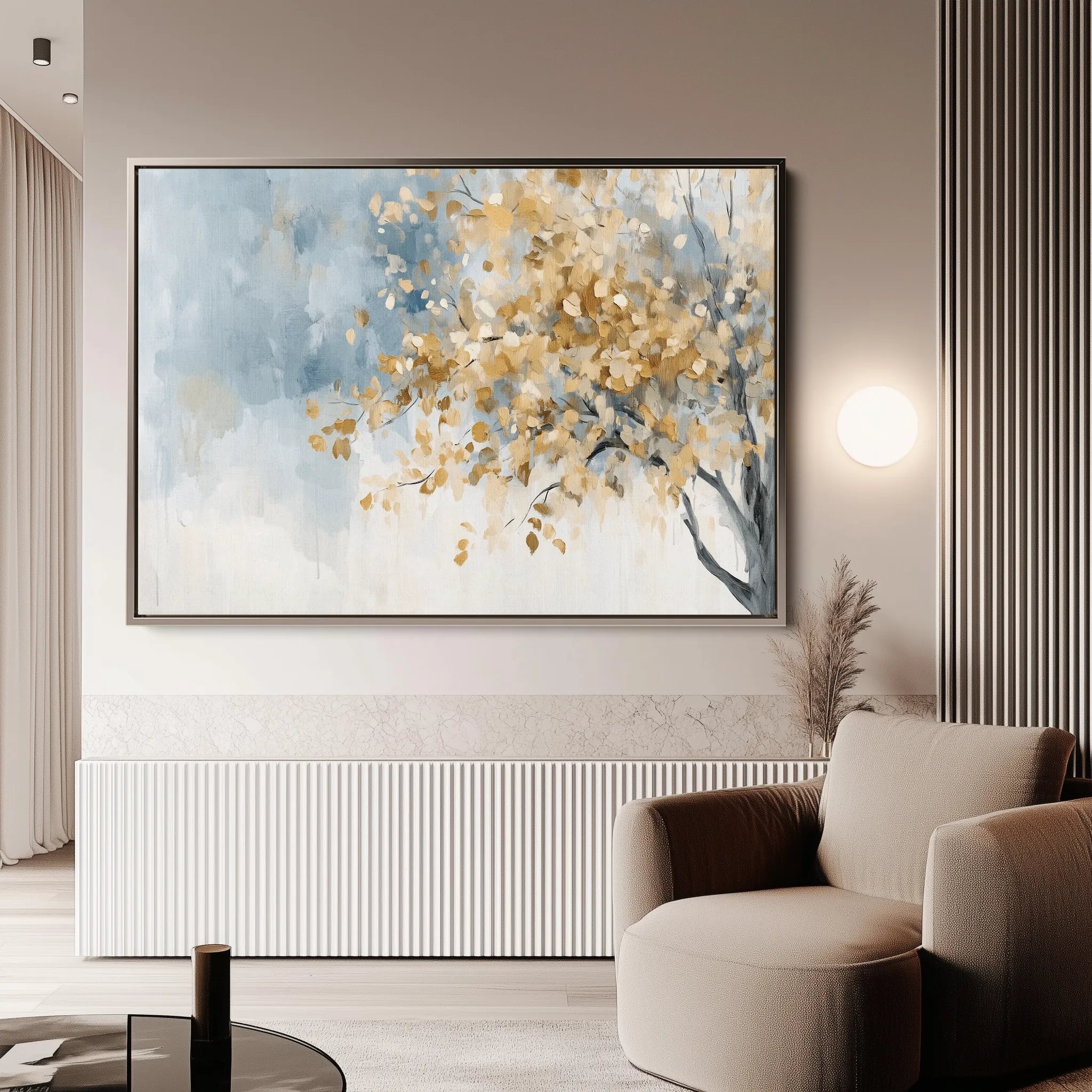 Landscape 171 Canvas Art 60 x 40 cm / Black