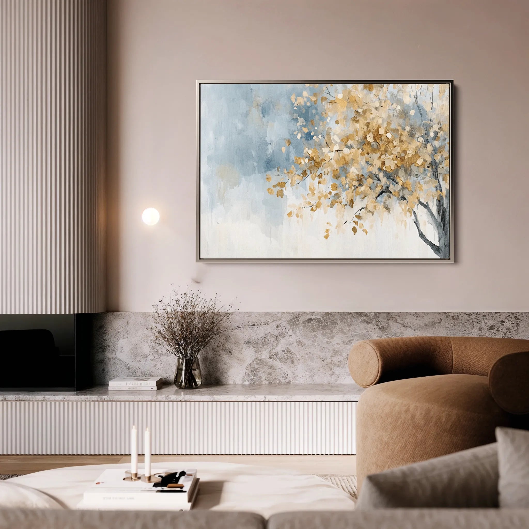 Landscape 171 Canvas Art 60 x 40 cm / Black