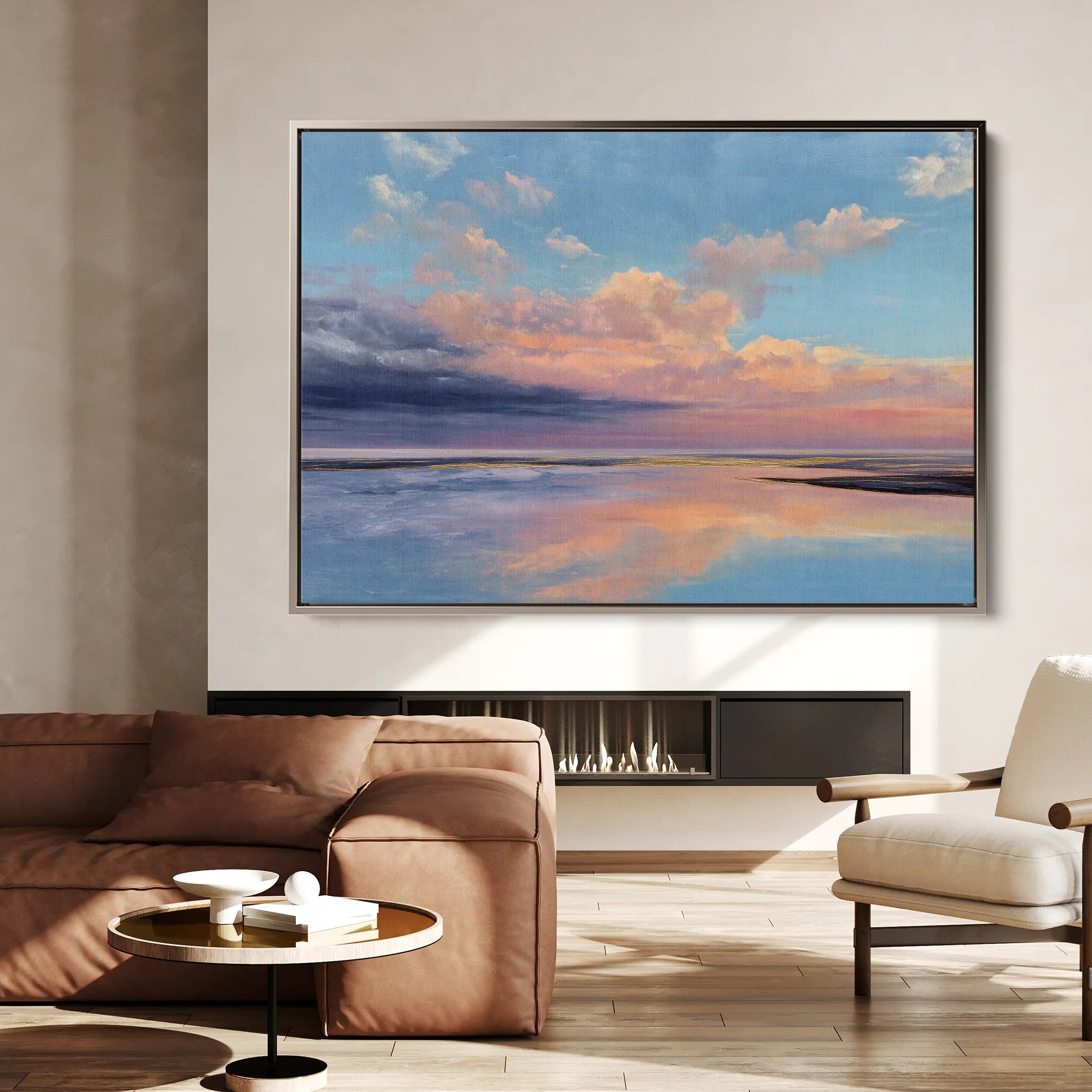 Abstract 1716 Canvas Art 60 x 40 cm / Black