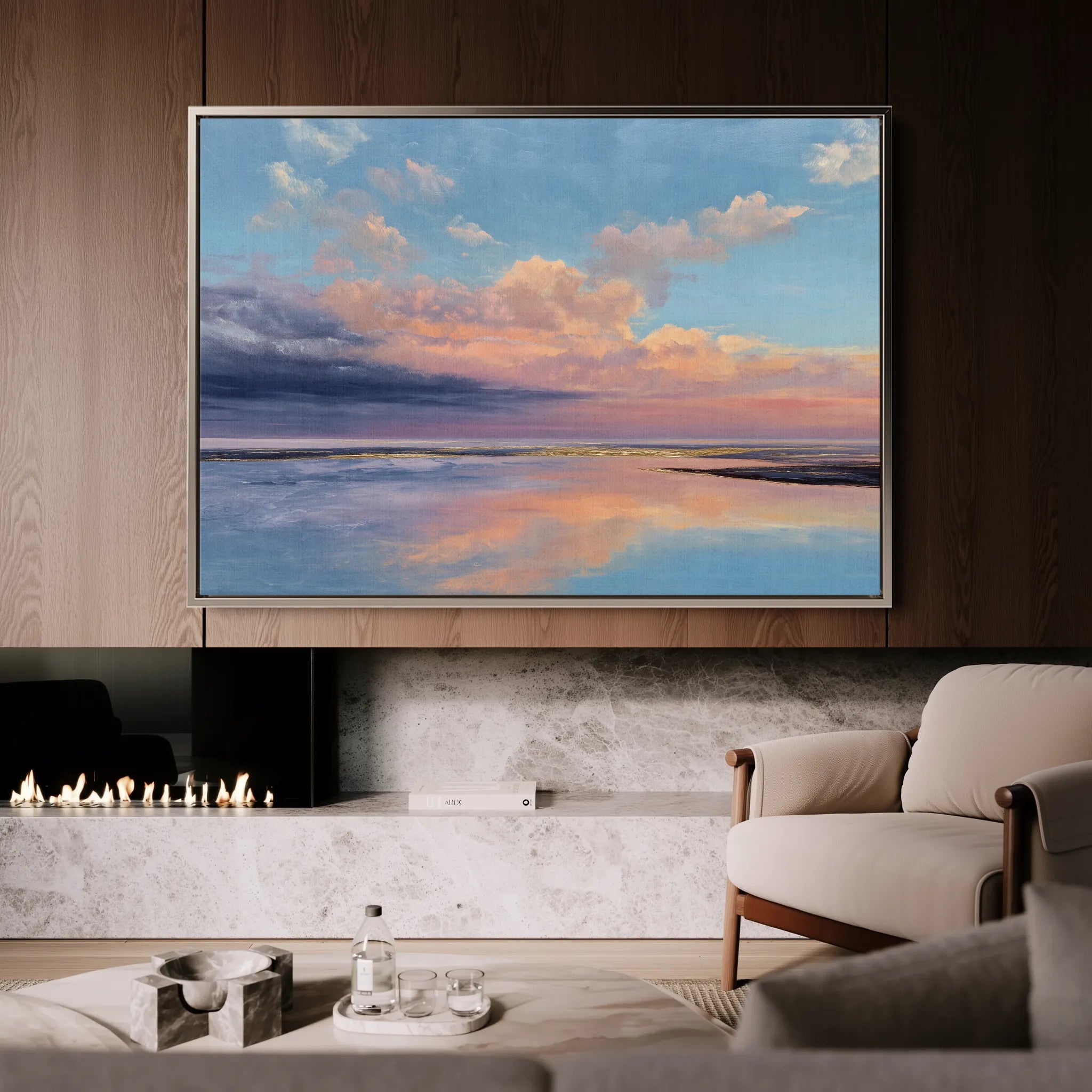 Abstract 1716 Canvas Art 60 x 40 cm / Black