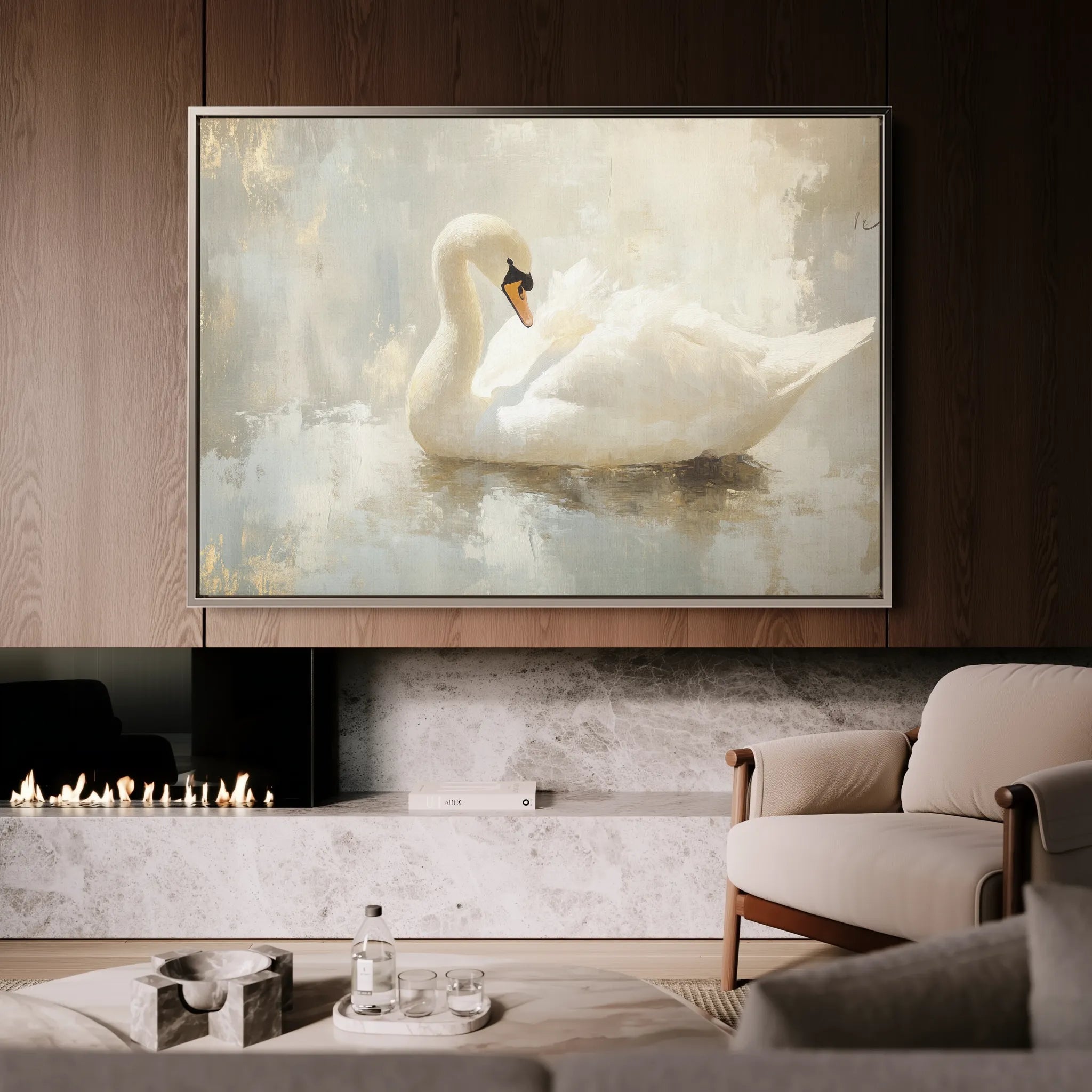 Animals 172 Canvas Art 60 x 40 cm / Black