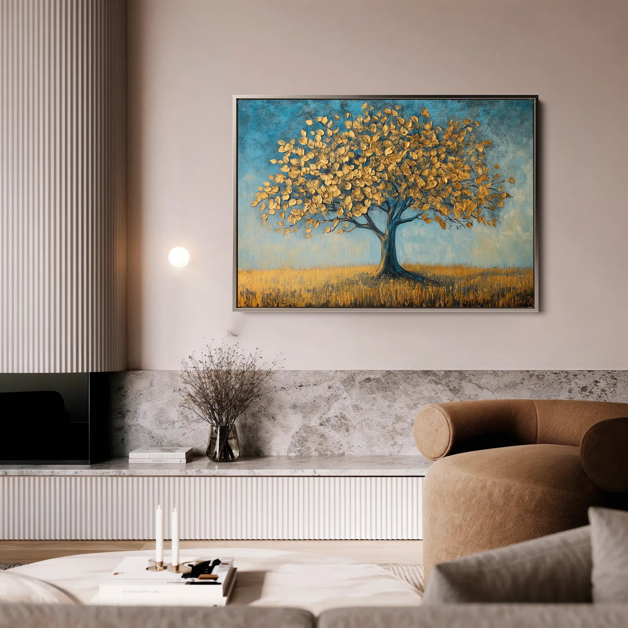Landscape 172 Canvas Art 60 x 40 cm / Black