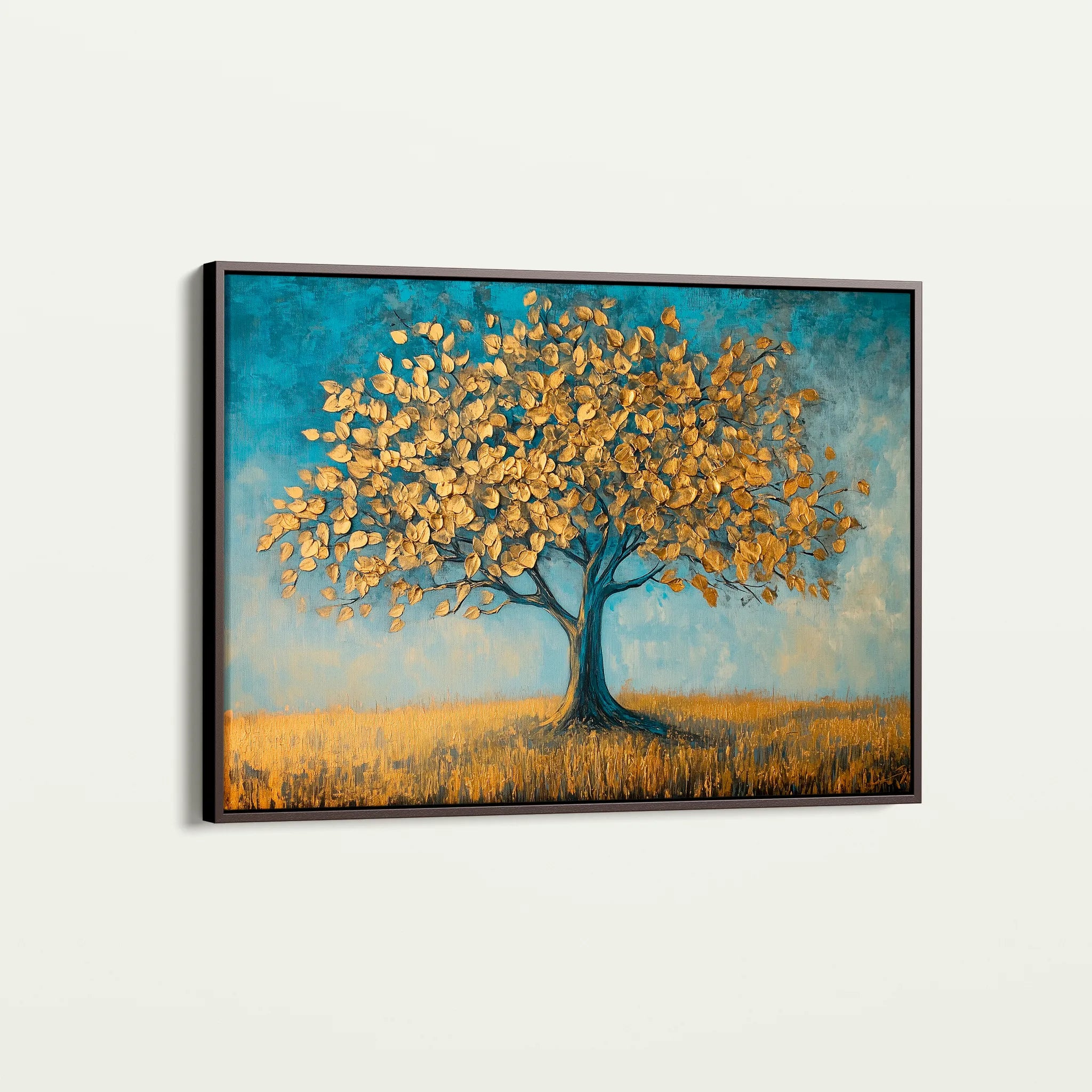 Landscape 172 Canvas Art 60 x 40 cm / Black