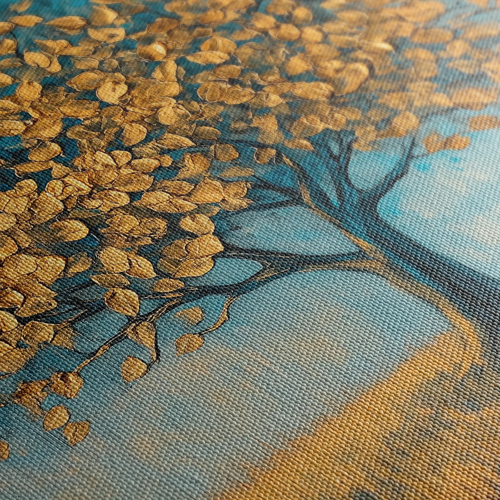 Landscape 172 Canvas Art 60 x 40 cm / Black