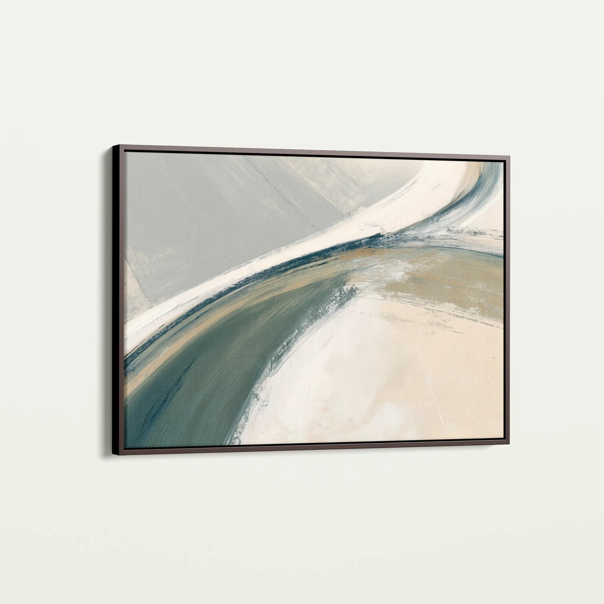 Abstract 1736 Canvas Art 60 x 40 cm / Black
