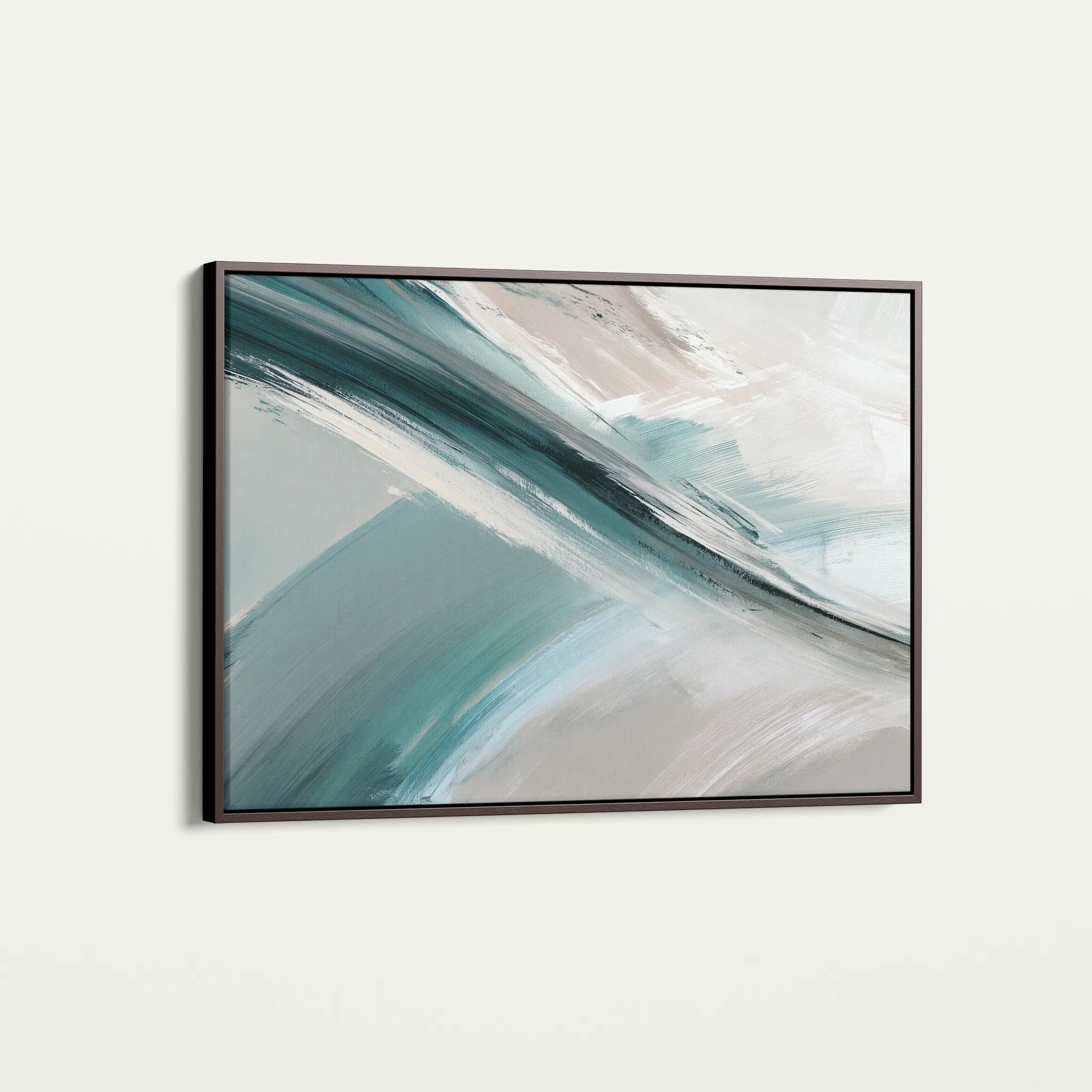 Abstract 1738 Canvas Art 60 x 40 cm / Black