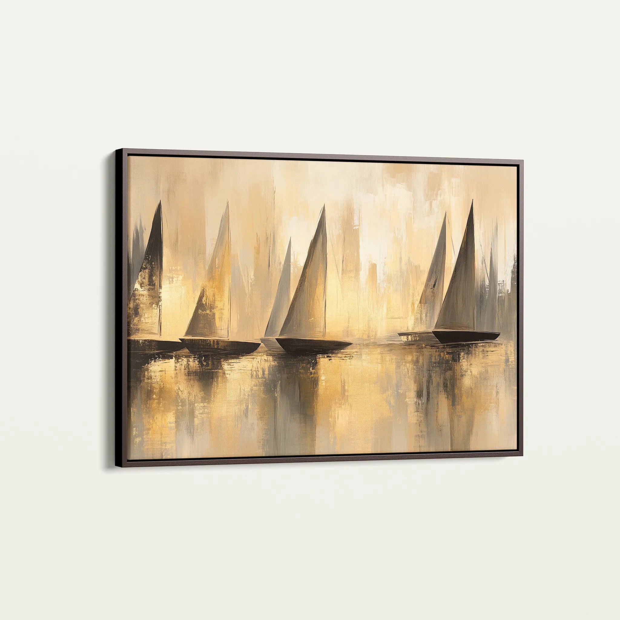 Landscape 174 Canvas Art 60 x 40 cm / Black