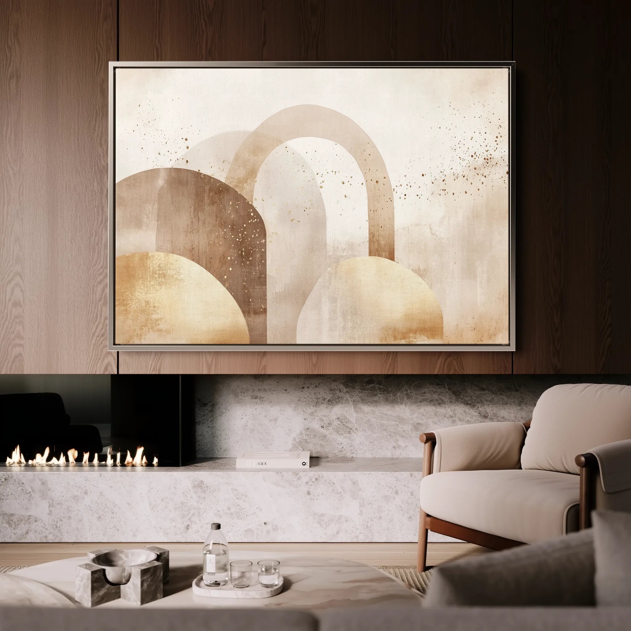 Boho 175 Canvas Art 60 x 40 cm / Black