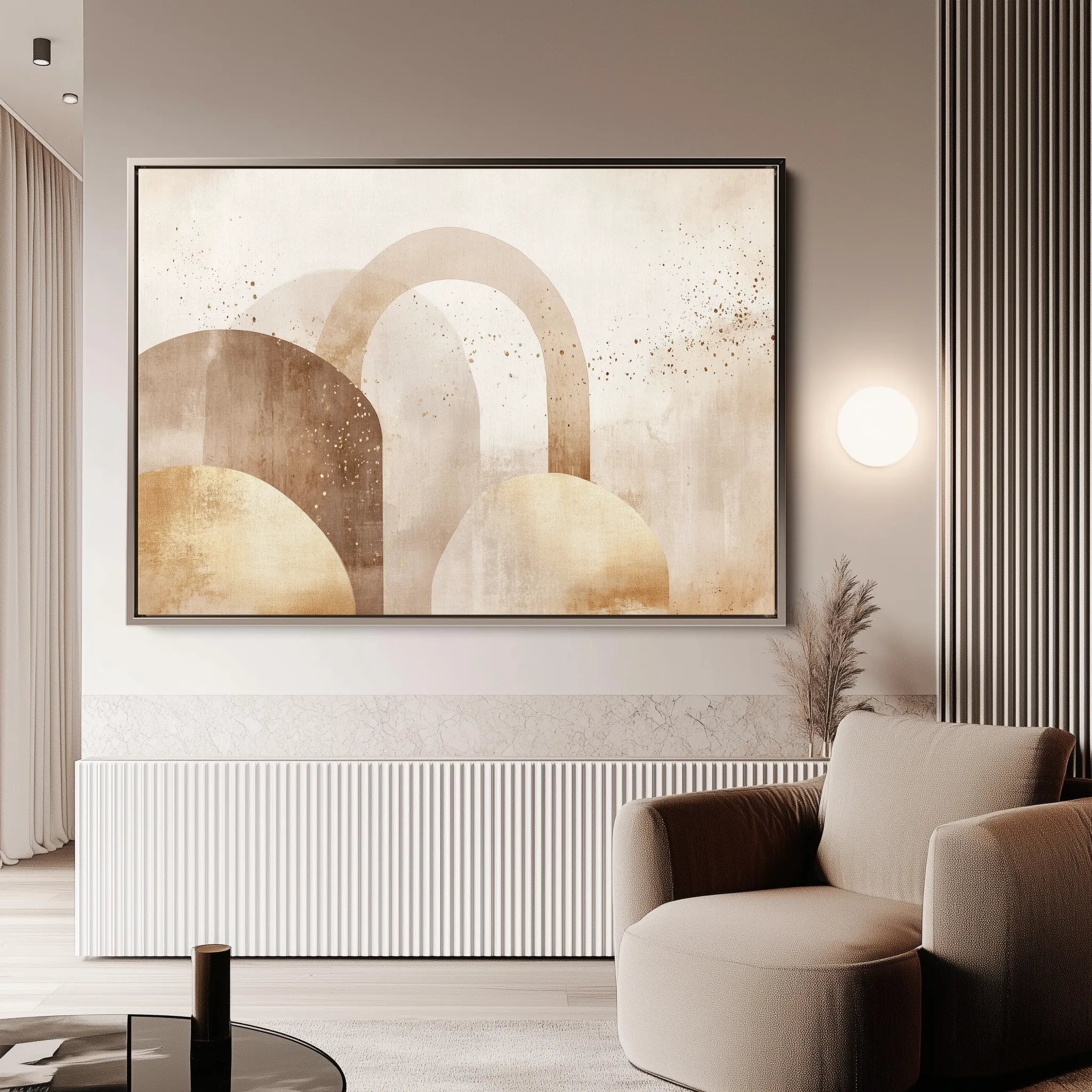 Boho 175 Canvas Art 60 x 40 cm / Black