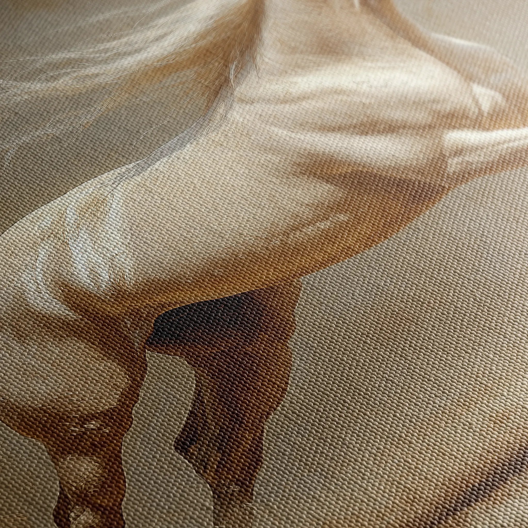 Horses 175 Canvas Art 60 x 40 cm / Black
