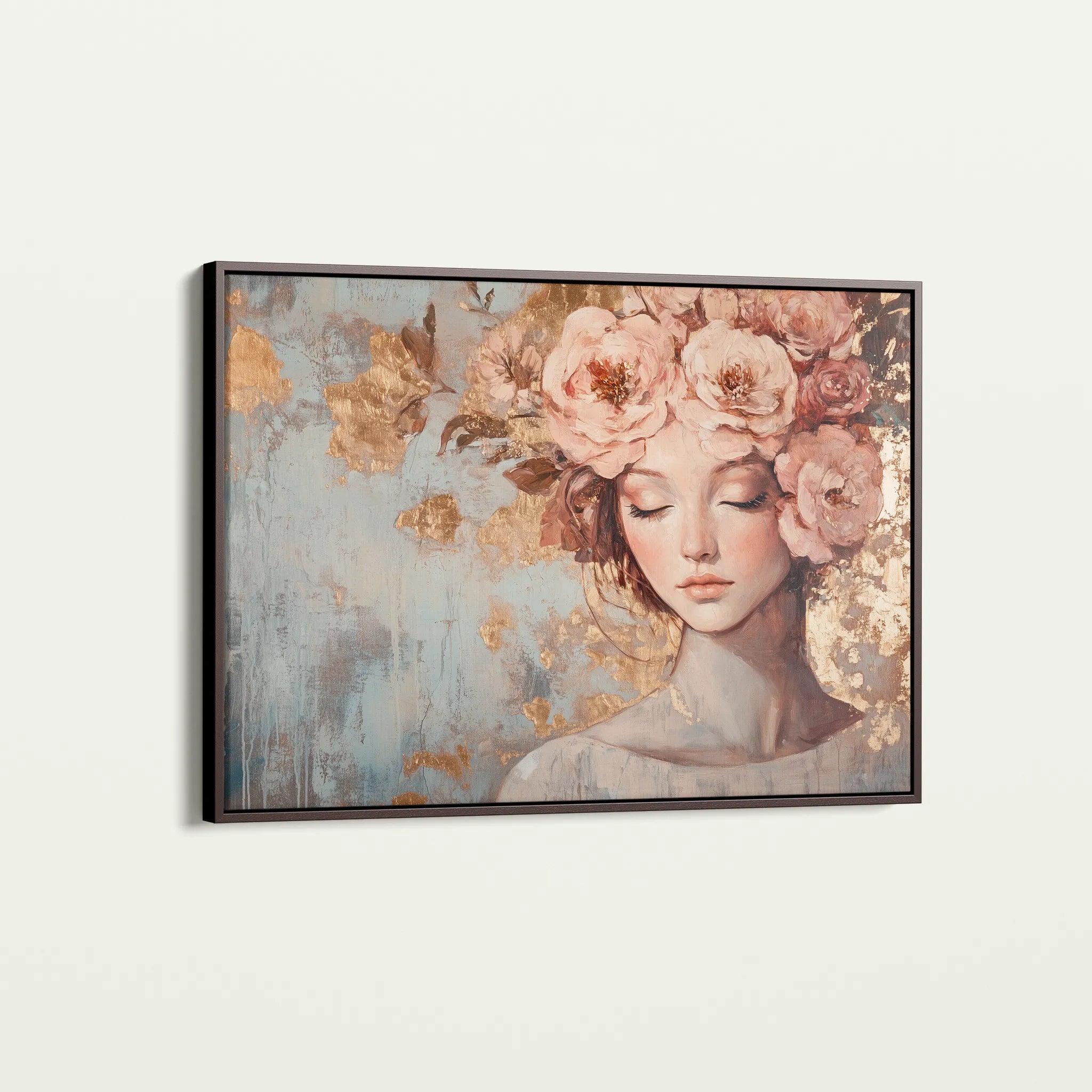 Portrait 178 Canvas Art 60 x 40 cm / Black