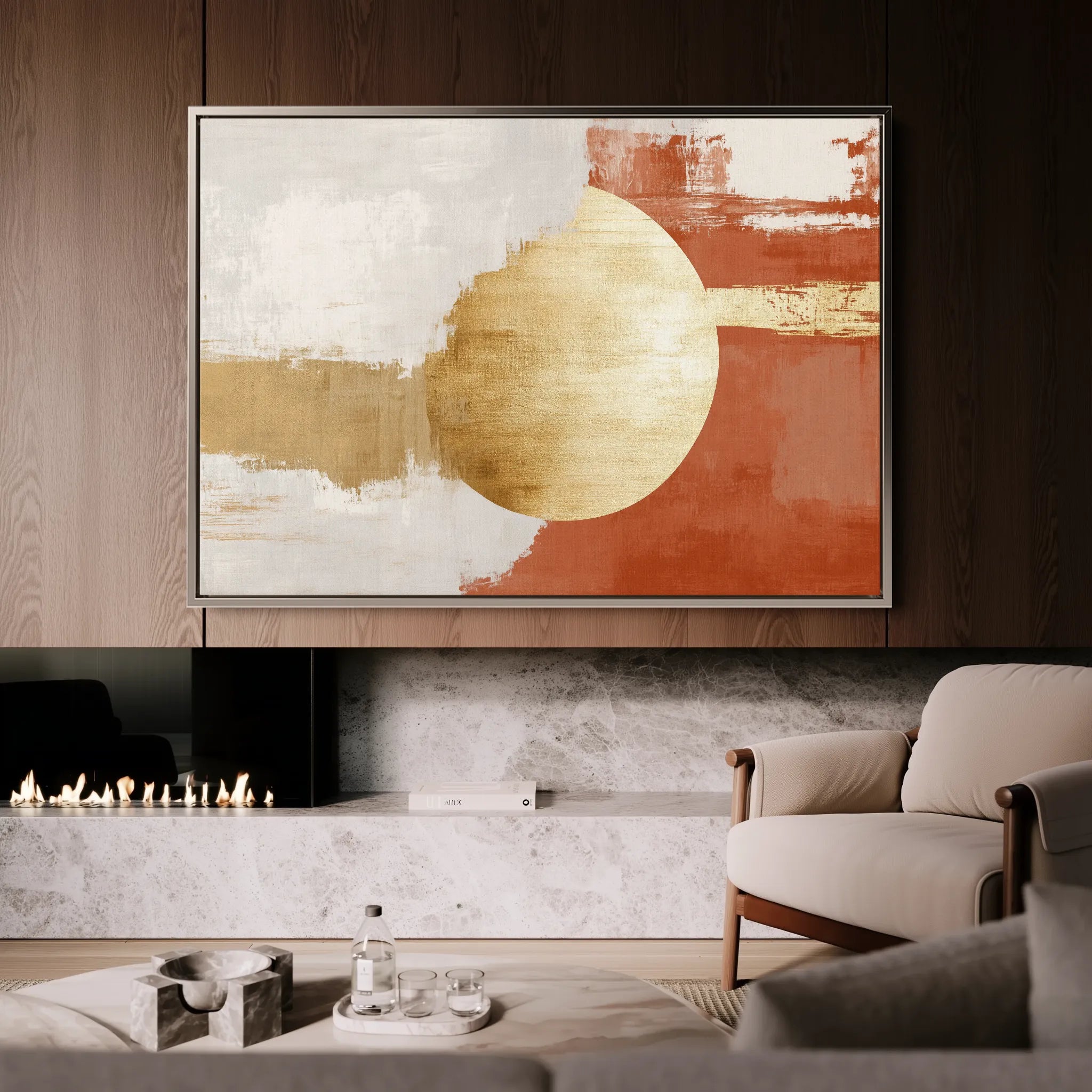 Boho 179 Canvas Art 60 x 40 cm / Black