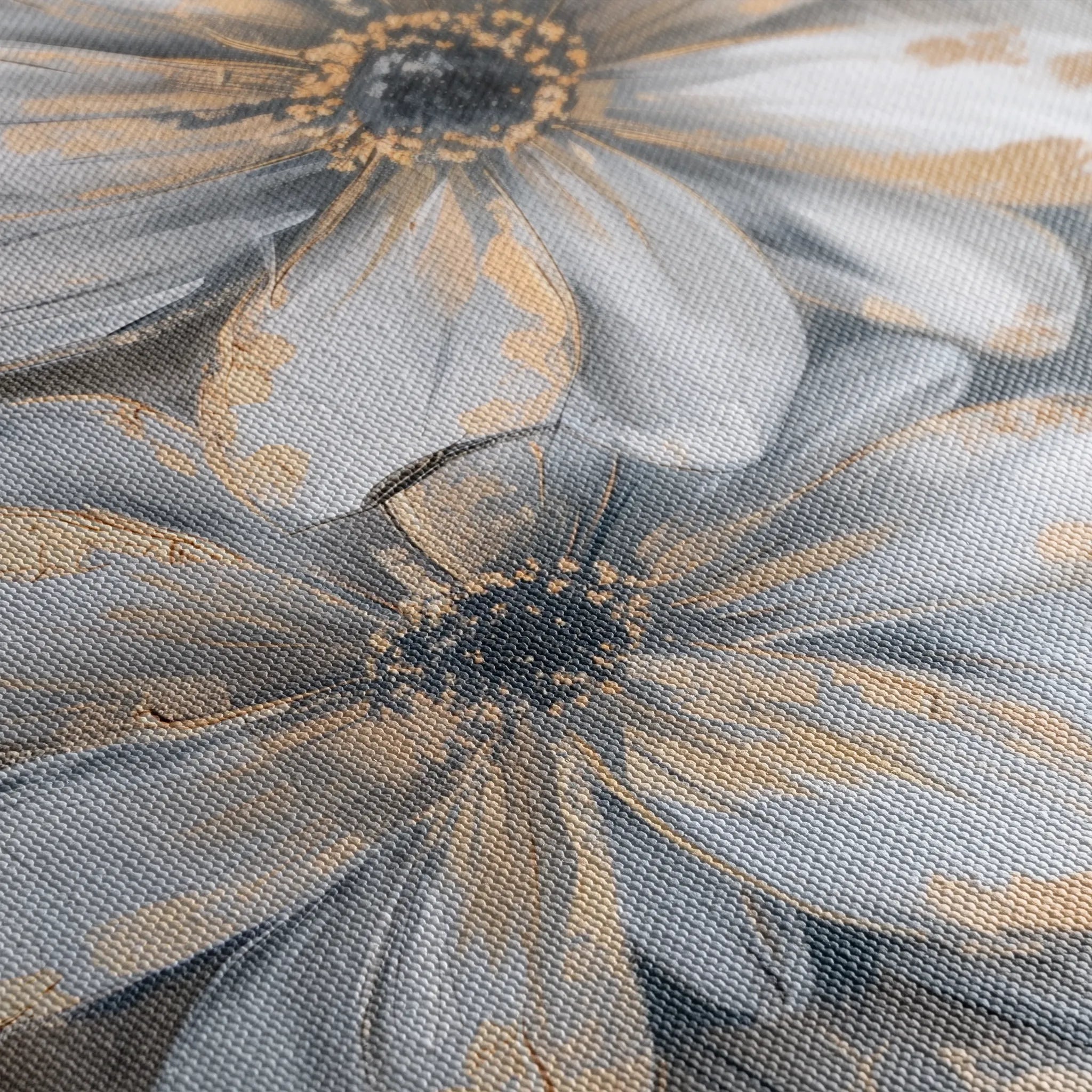 Floral 179 Canvas Art 60 x 40 cm / Black