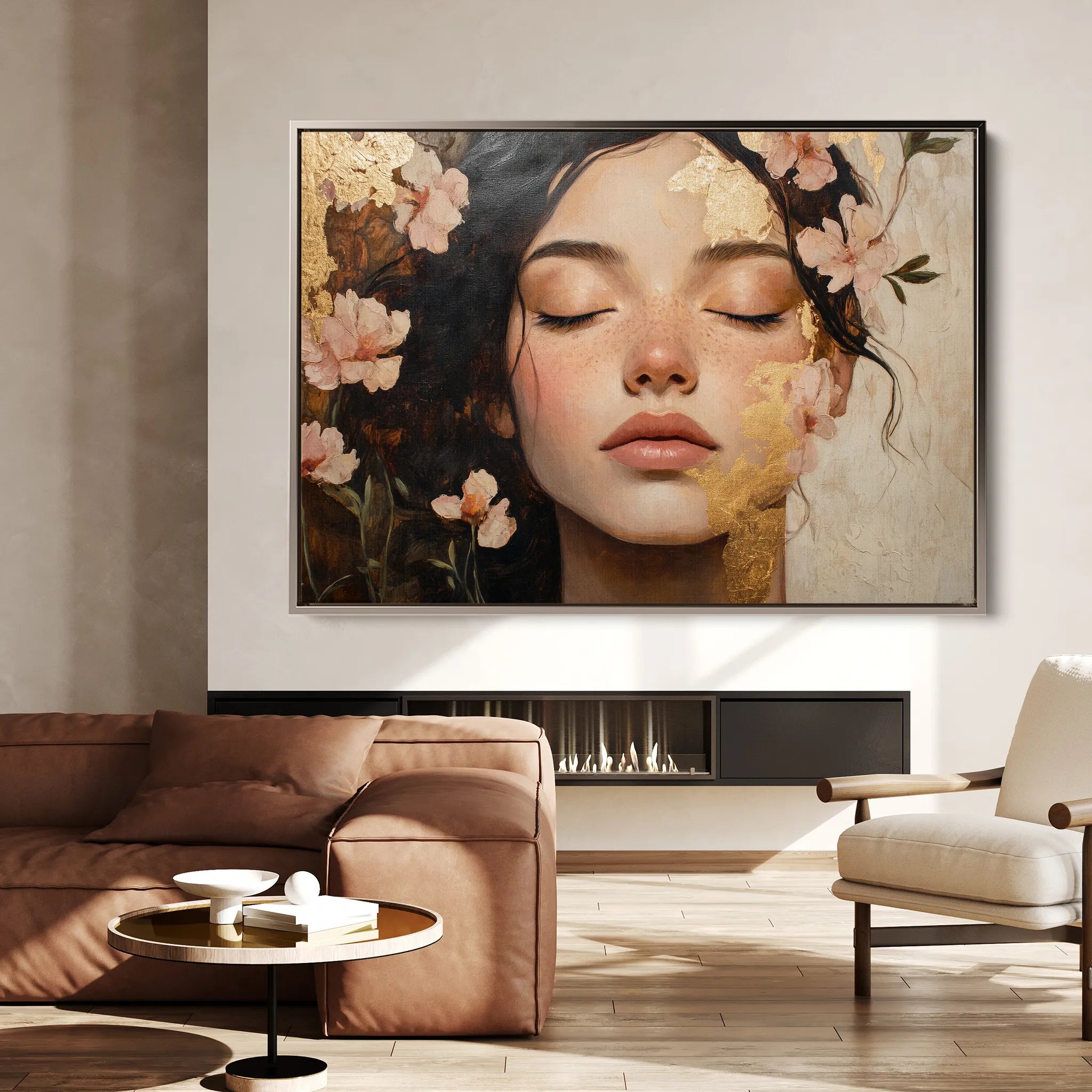 Portrait 180 Canvas Art 60 x 40 cm / Black