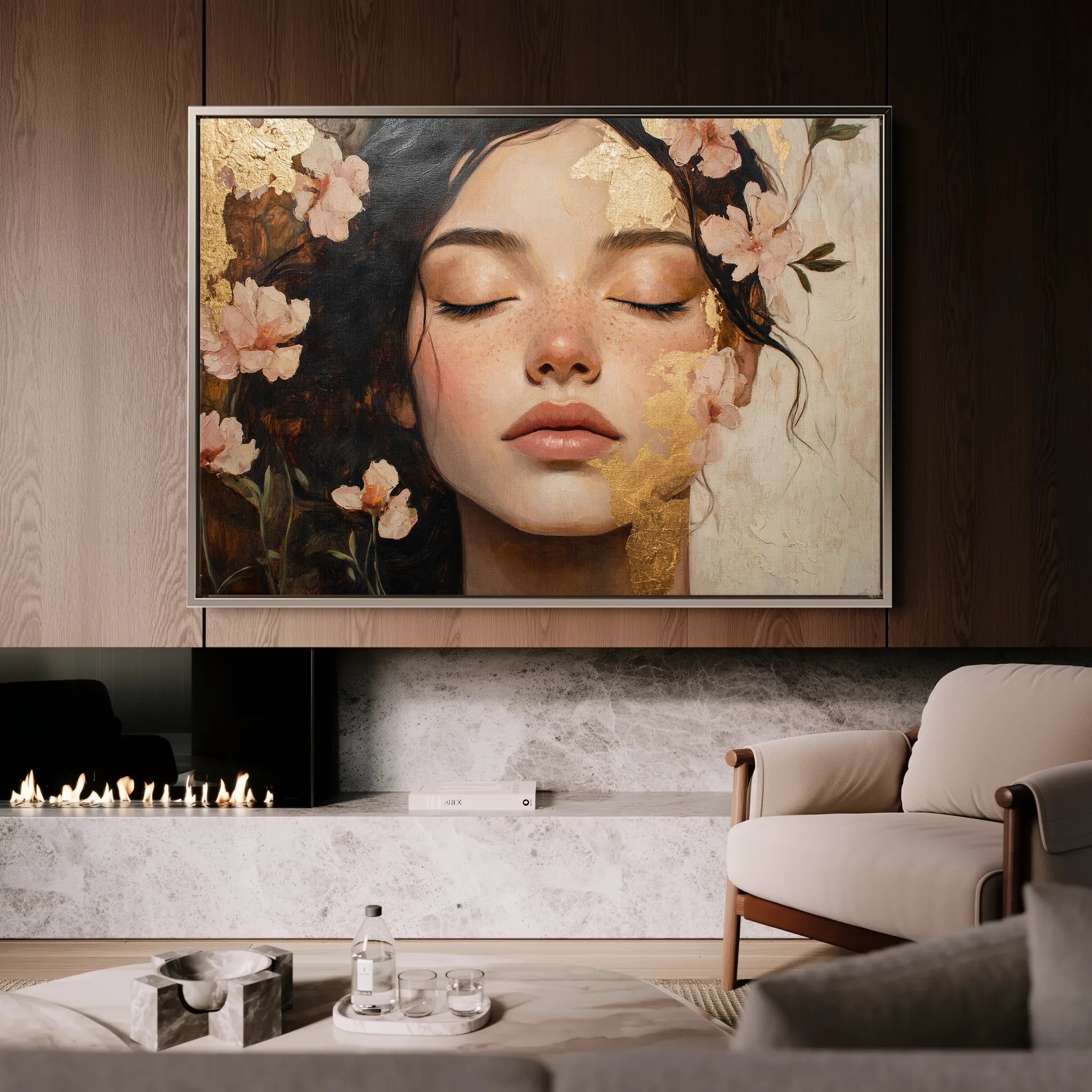 Portrait 180 Canvas Art 60 x 40 cm / Black