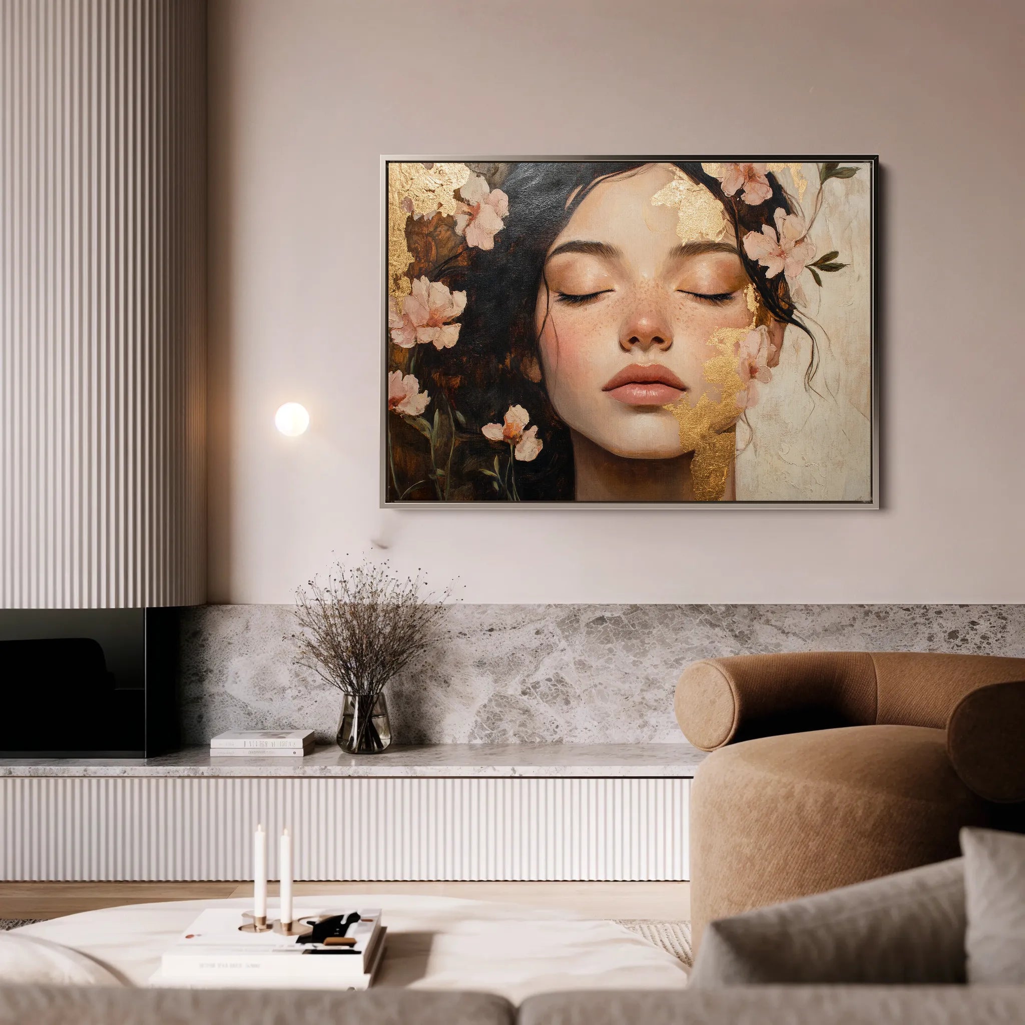 Portrait 180 Canvas Art 60 x 40 cm / Black