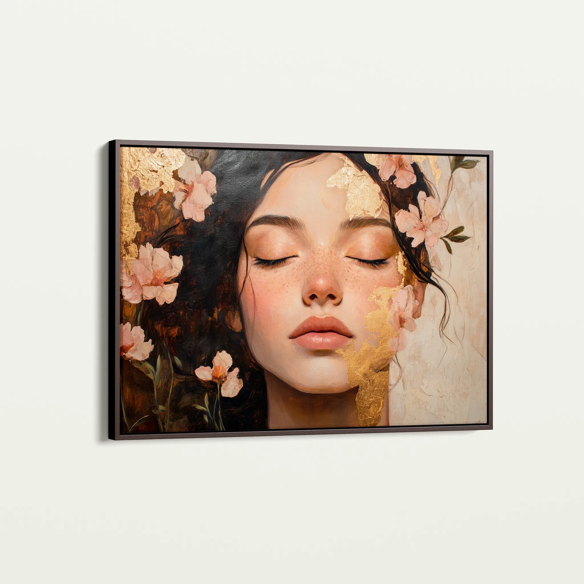 Portrait 180 Canvas Art 60 x 40 cm / Black