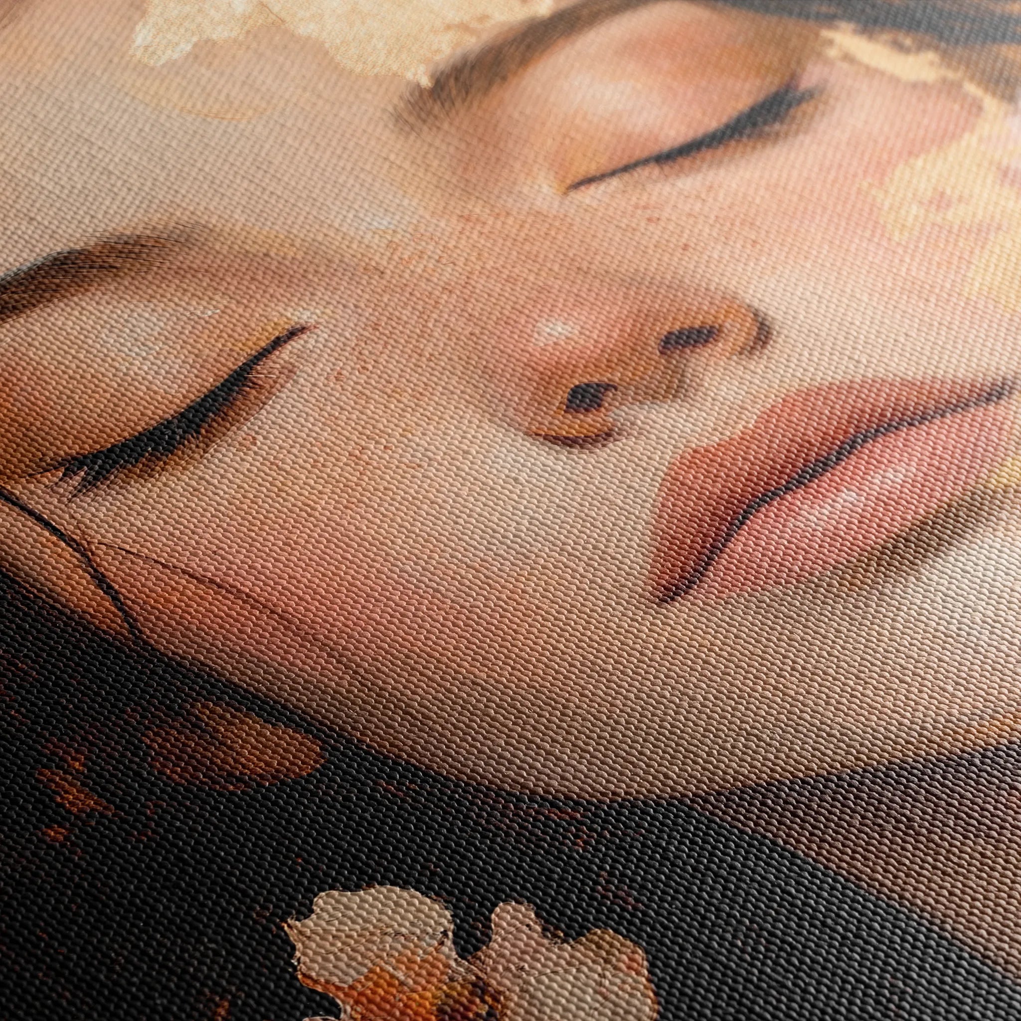 Portrait 180 Canvas Art 60 x 40 cm / Black