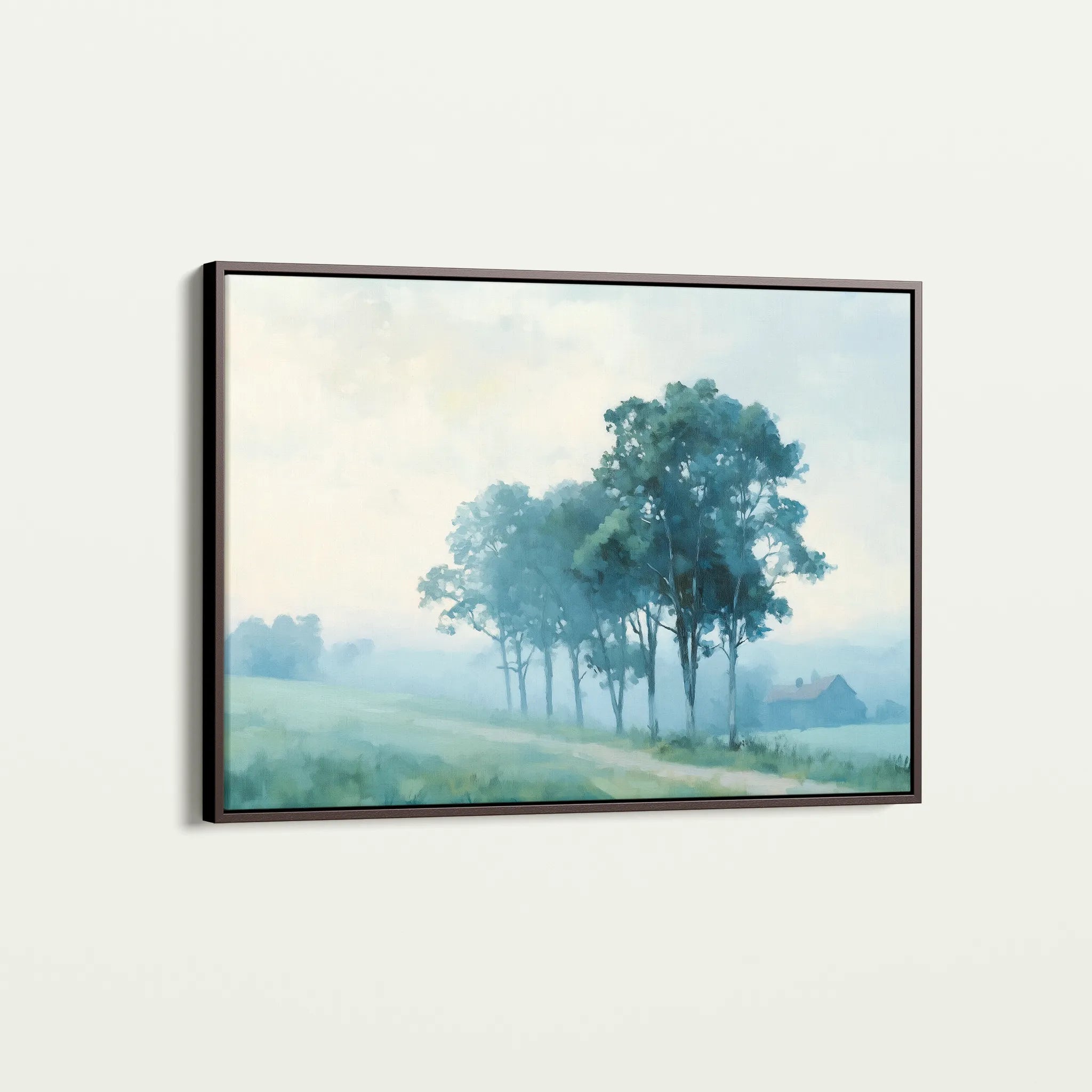 Landscape 181 Canvas Art 60 x 40 cm / Black