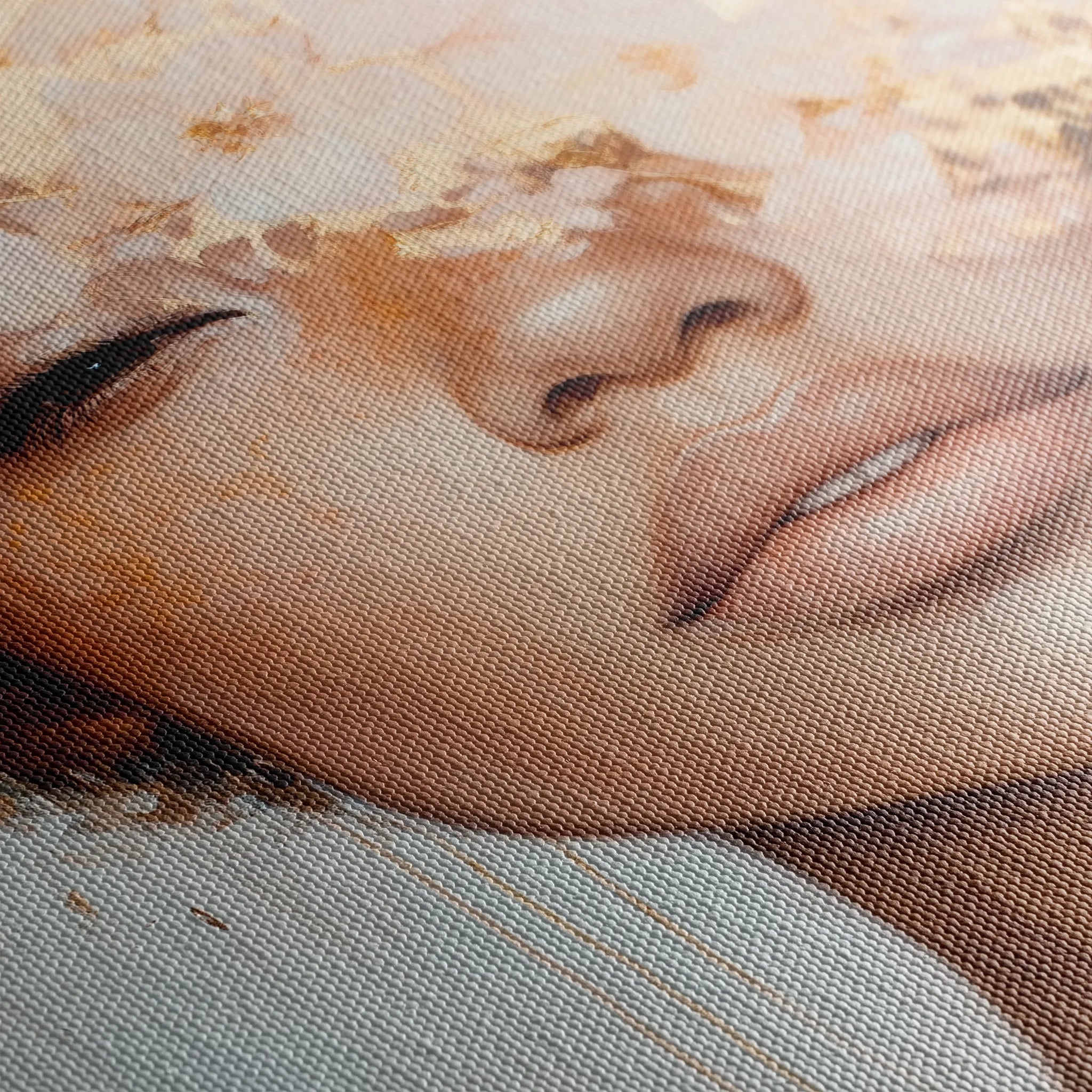 Portrait 188 Canvas Art 60 x 40 cm / Black