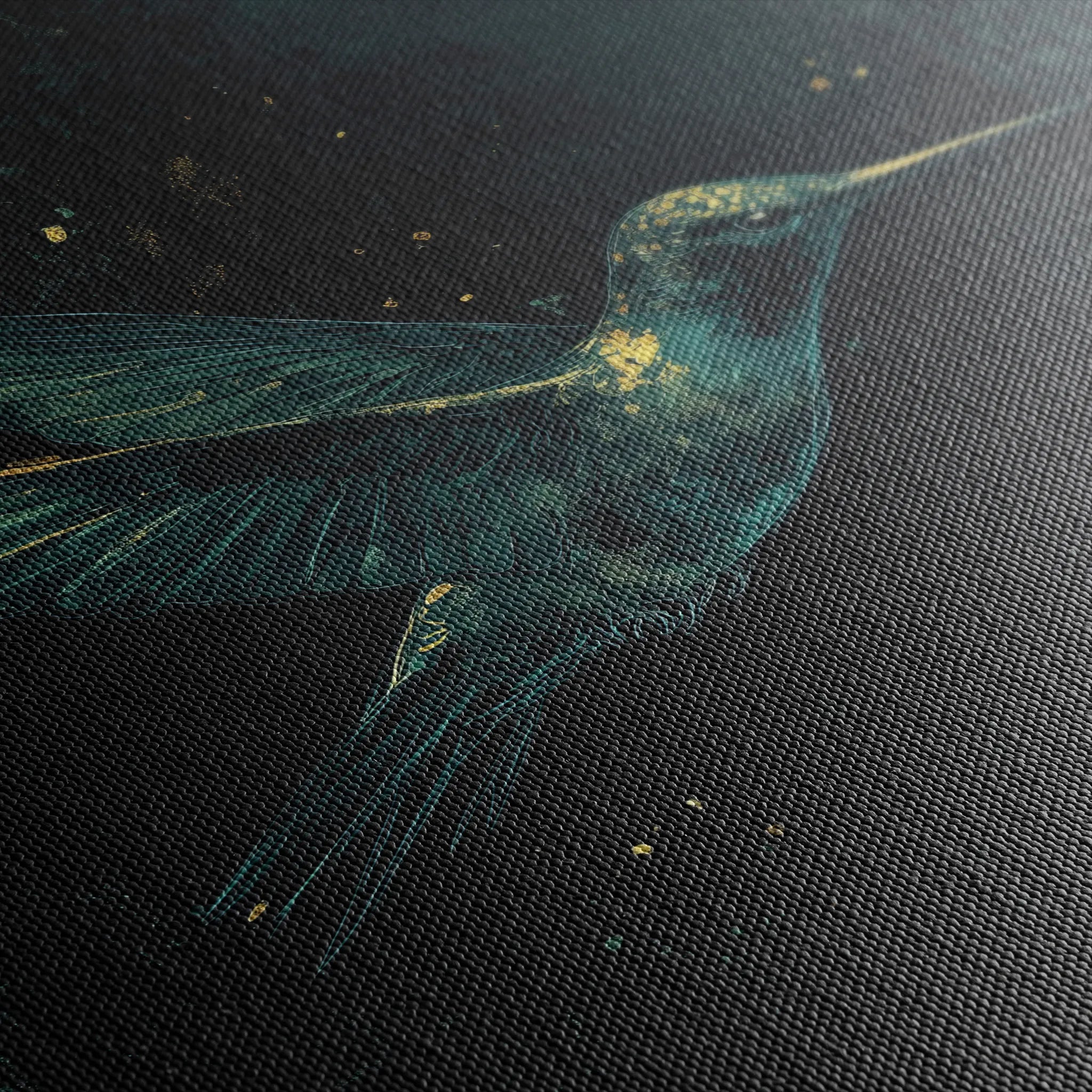 Animals 189 Canvas Art 60 x 40 cm / Black