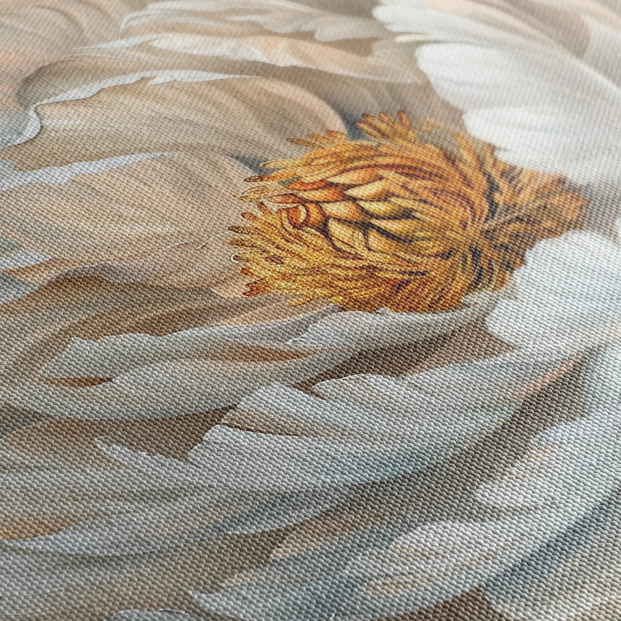 Floral 189 Canvas Art 60 x 40 cm / Black