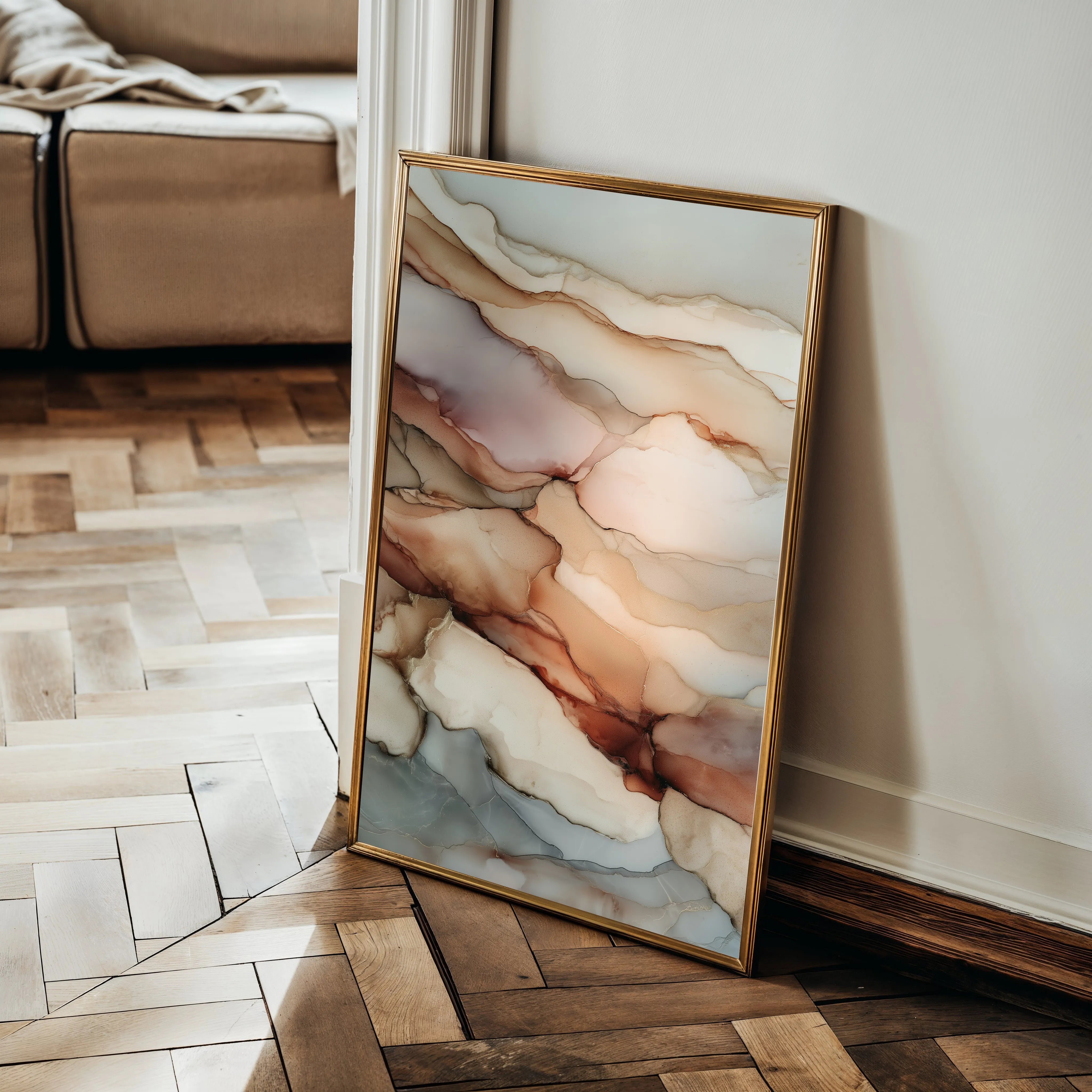 Abstract 1904 Canvas Art 60 x 40 cm / Black