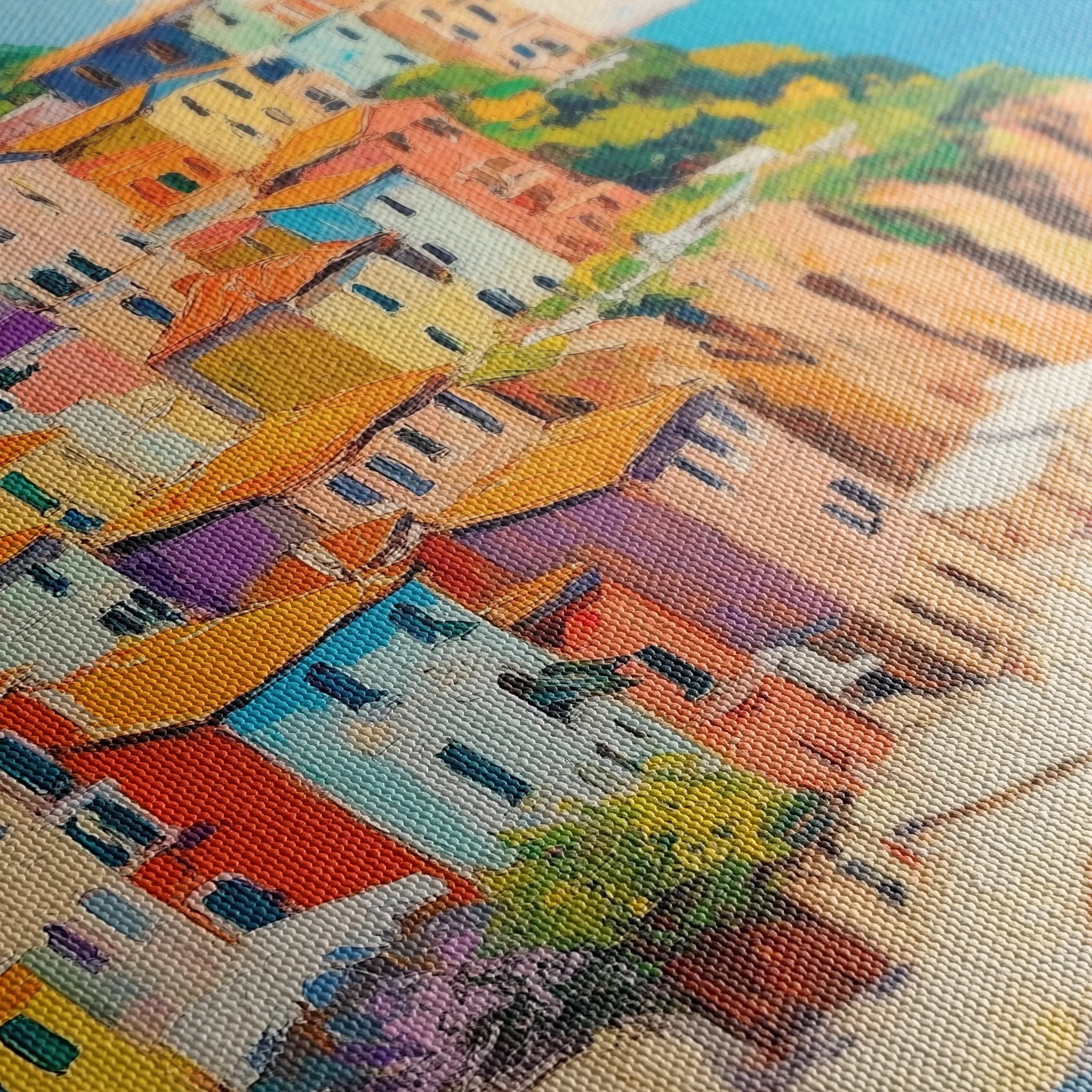 Landscape 191 Canvas Art 60 x 40 cm / Black
